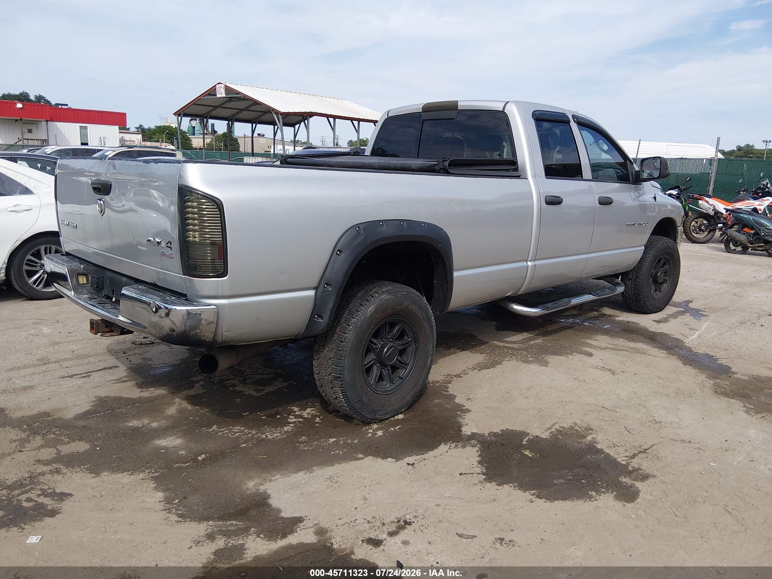 2005 Dodge Ram 2500 St/slt White vin: 3D7KS28C85G719857