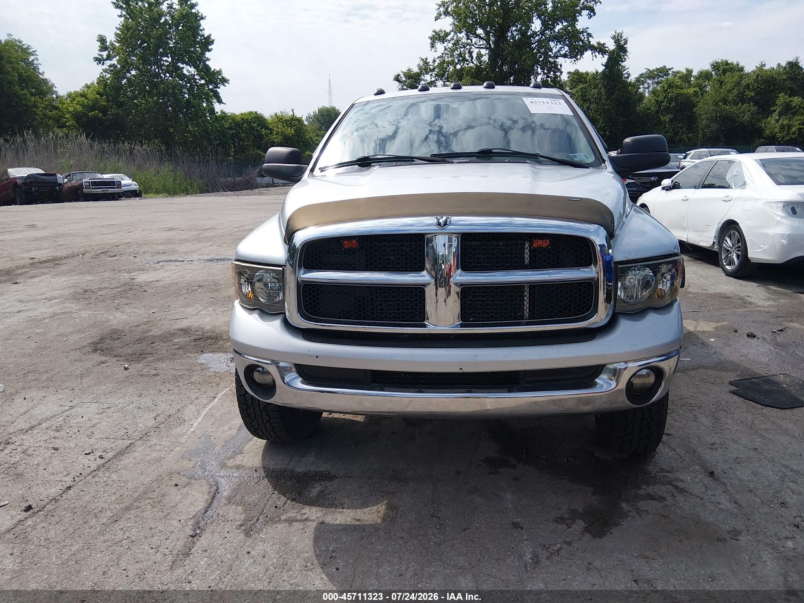 2005 Dodge Ram 2500 St/slt White vin: 3D7KS28C85G719857