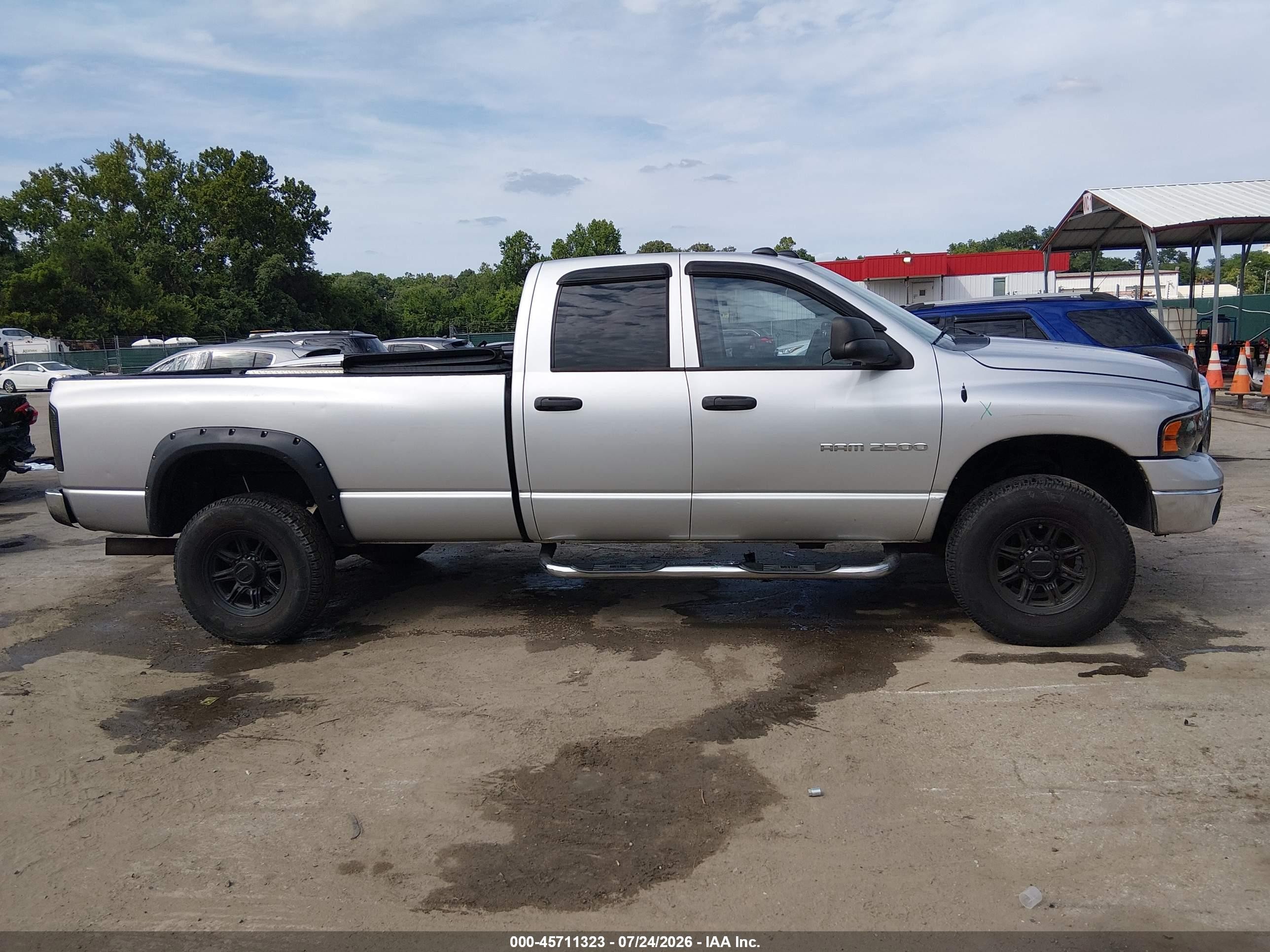 2005 Dodge Ram 2500 St/slt White vin: 3D7KS28C85G719857