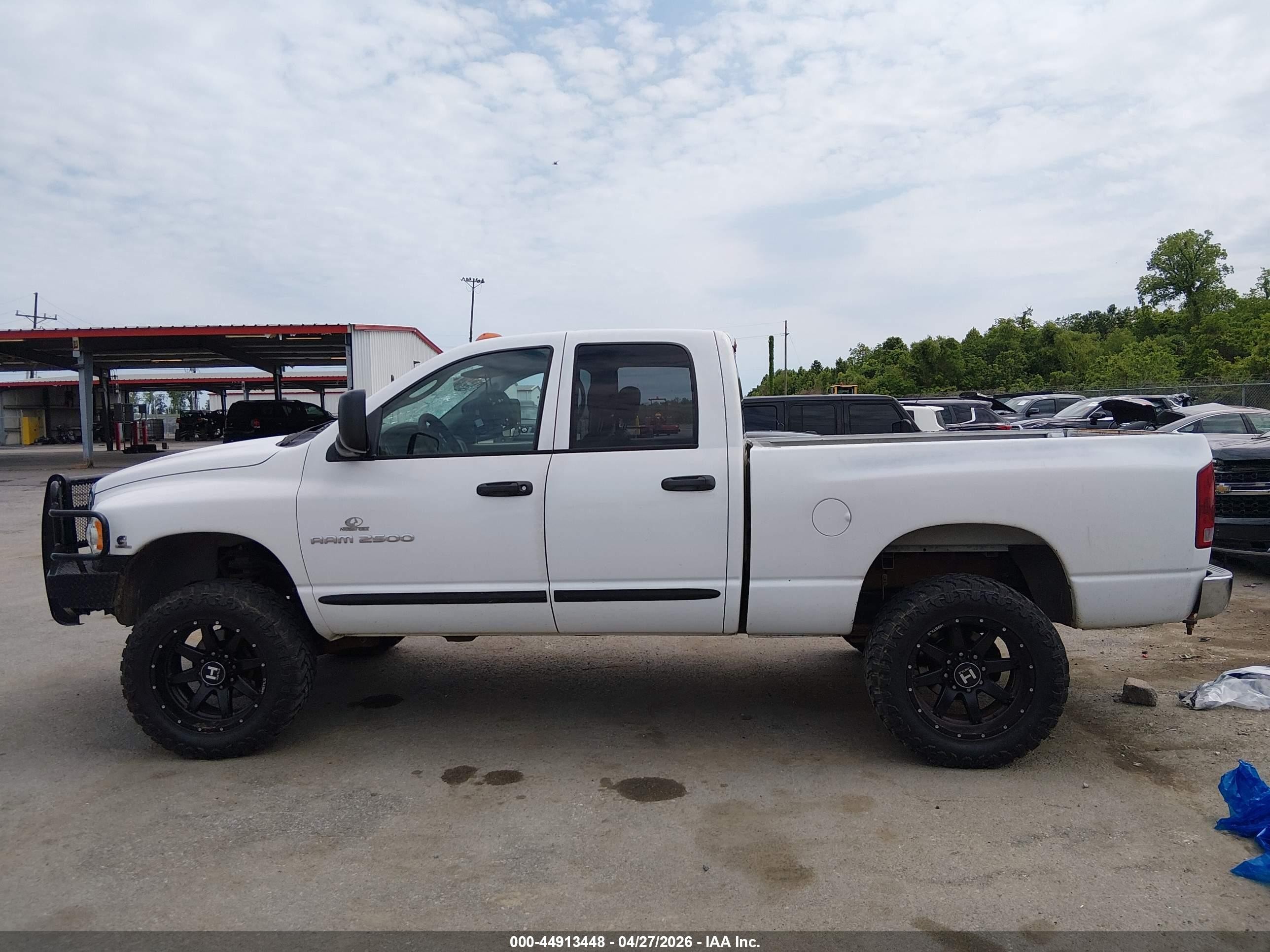 2005 Dodge Ram 2500 Slt/laramie White vin: 3D7KS28C85G785518