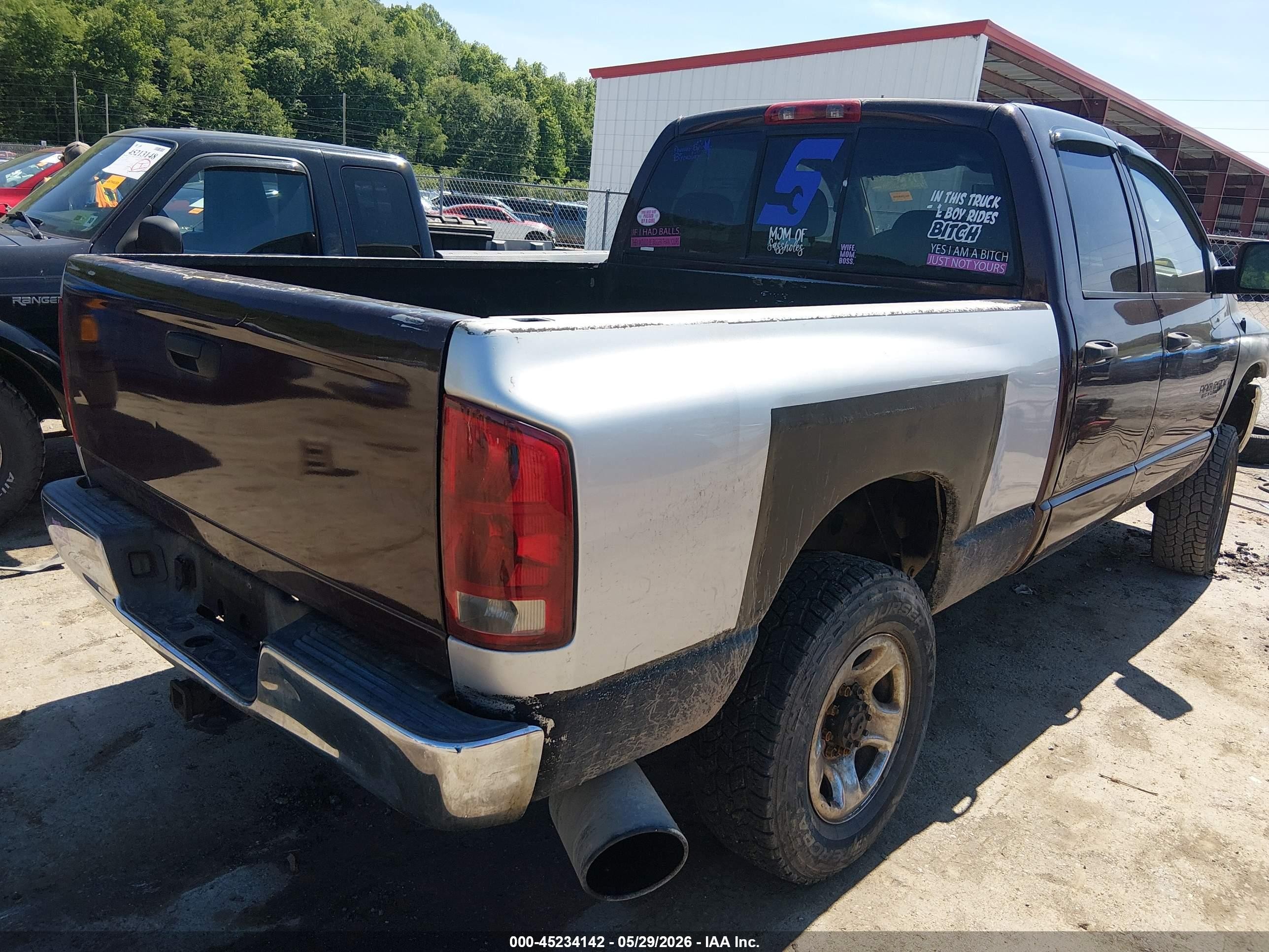2005 Dodge Ram 2500 Slt/laramie Фиолетовый vin: 3D7KS28C85G797362