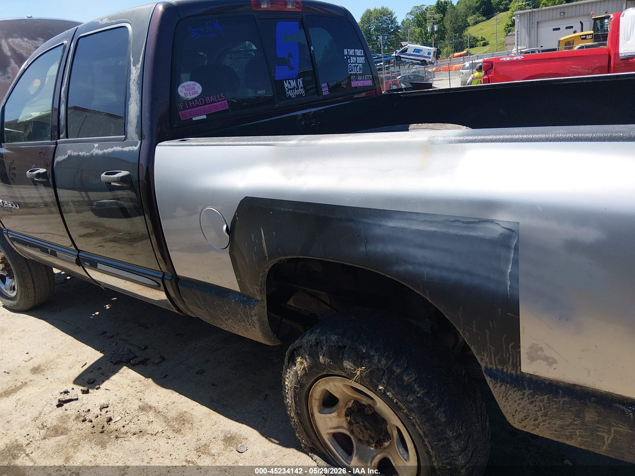 2005 Dodge Ram 2500 Slt/laramie Фиолетовый vin: 3D7KS28C85G797362
