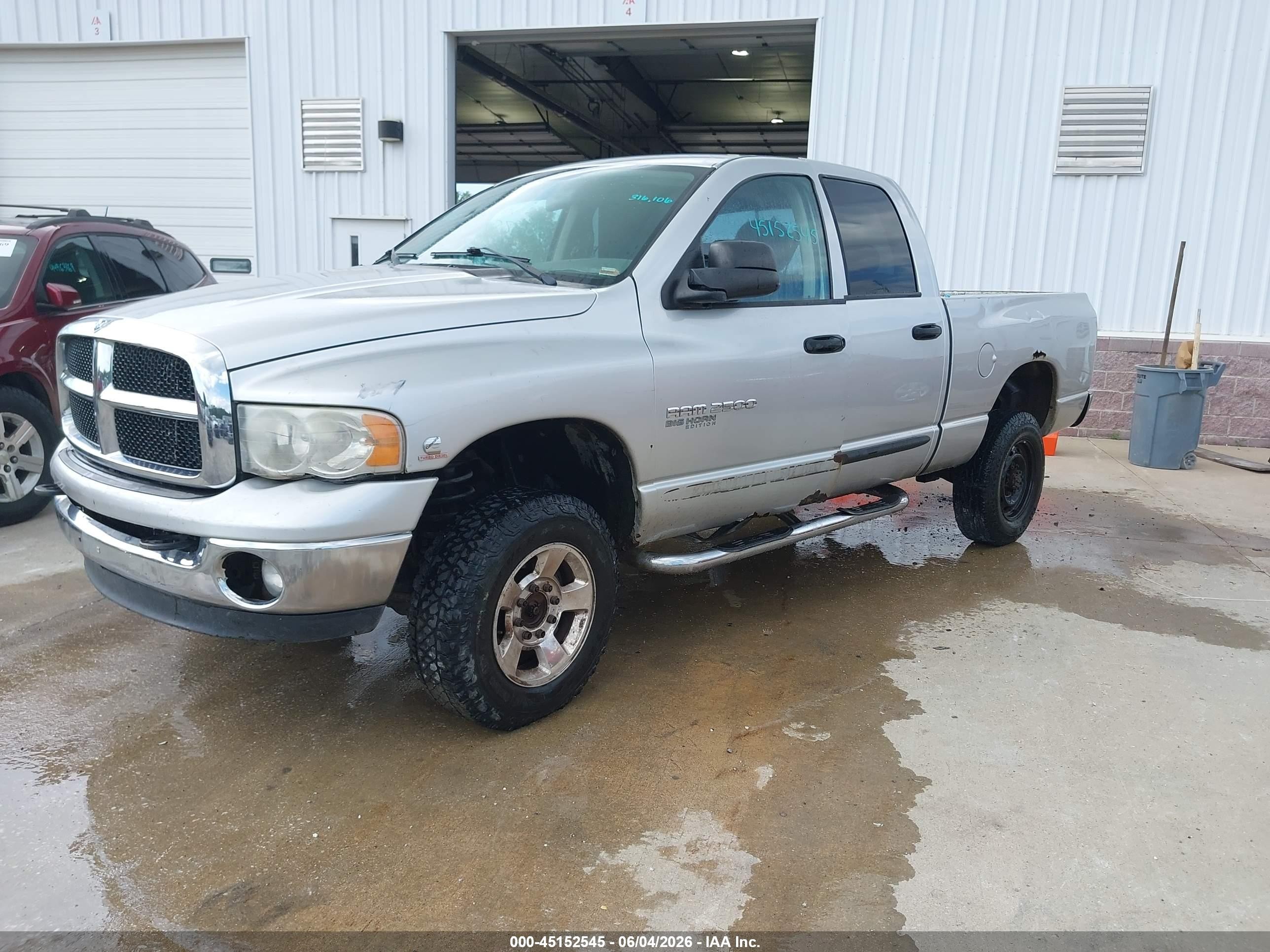 2005 Dodge Ram 2500 Slt/laramie Silver vin: 3D7KS28C85G849119