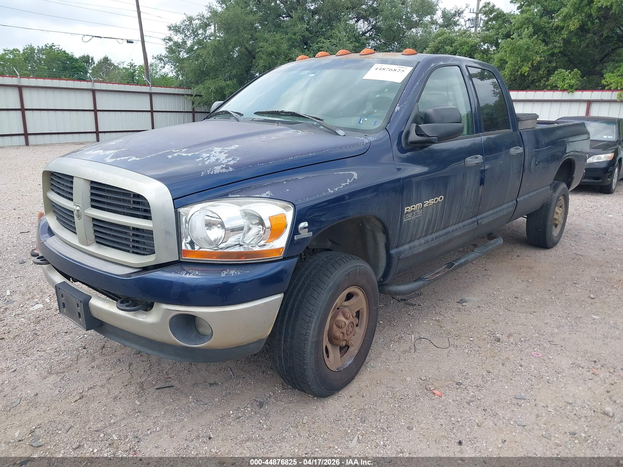 2006 Dodge Ram 2500 Slt/sport Blue vin: 3D7KS28C86G210109