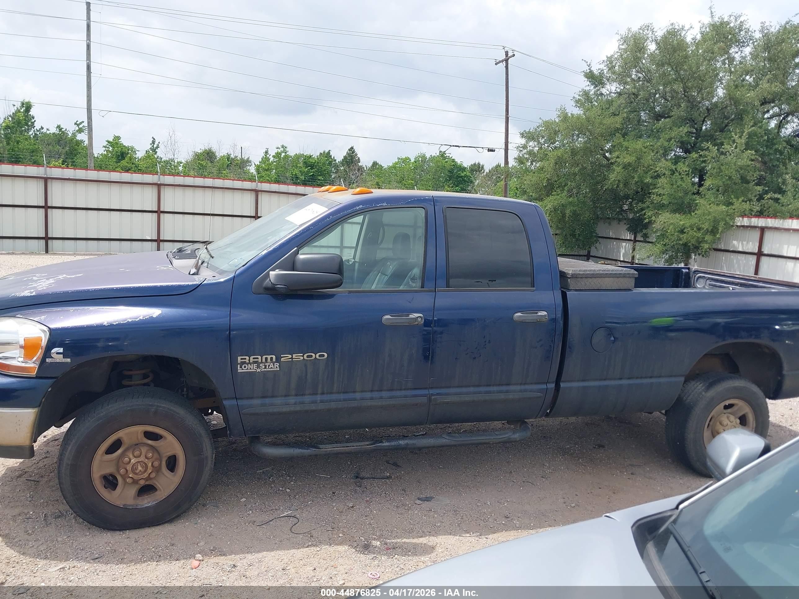 2006 Dodge Ram 2500 Slt/sport Blue vin: 3D7KS28C86G210109
