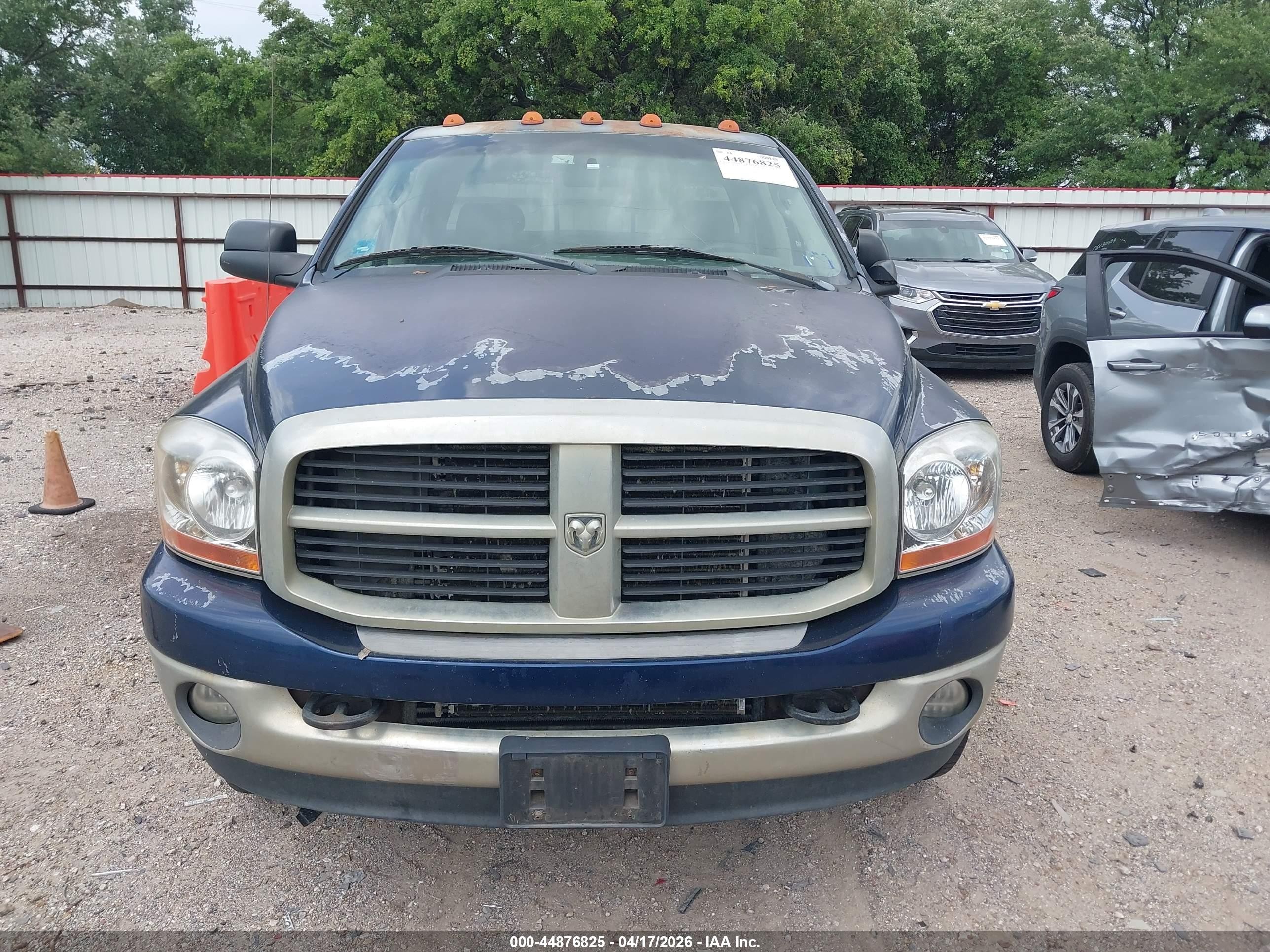 2006 Dodge Ram 2500 Slt/sport Blue vin: 3D7KS28C86G210109