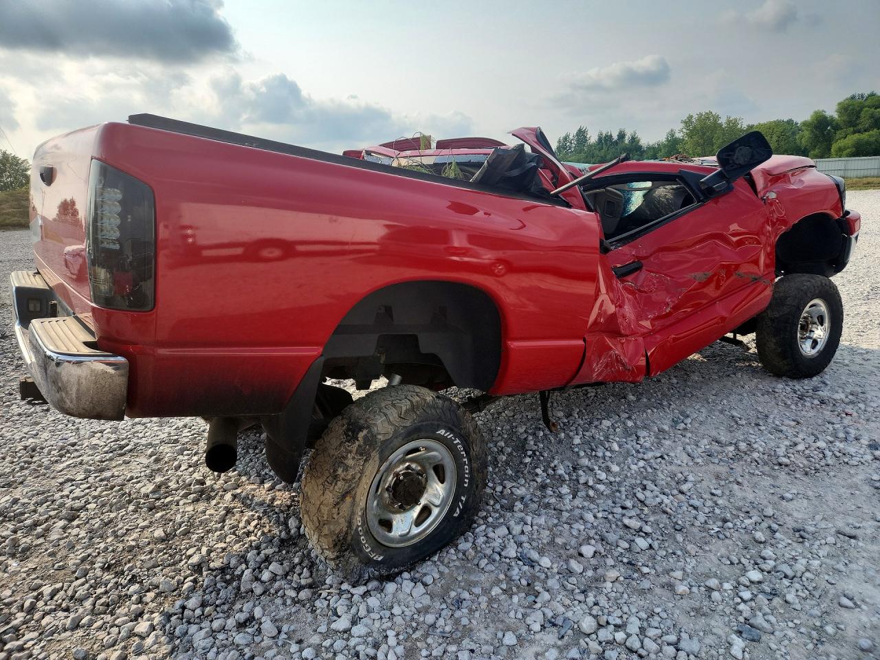 2007 Dodge Ram 2500 St Red vin: 3D7KS28C87G762422