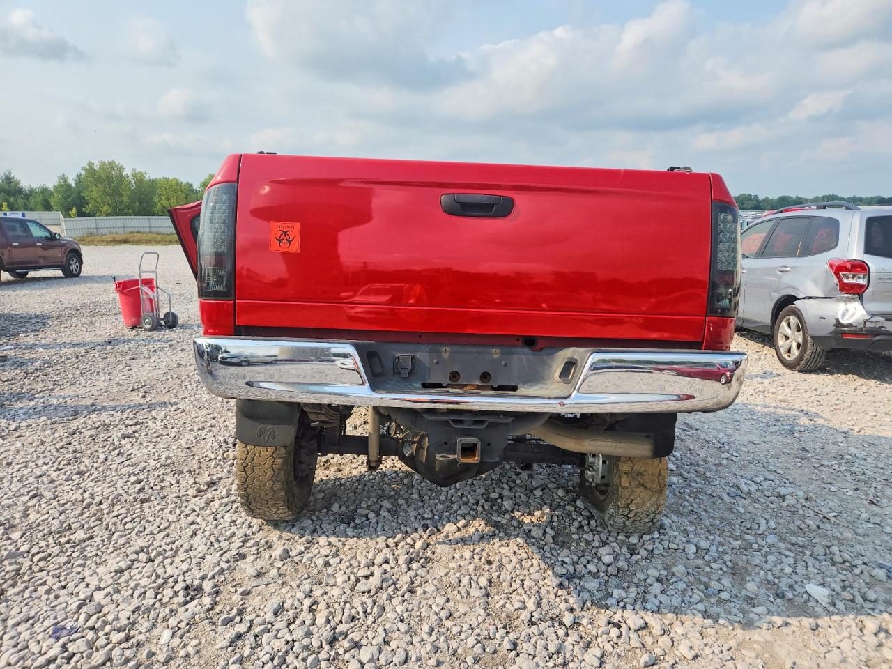 2007 Dodge Ram 2500 St Red vin: 3D7KS28C87G762422