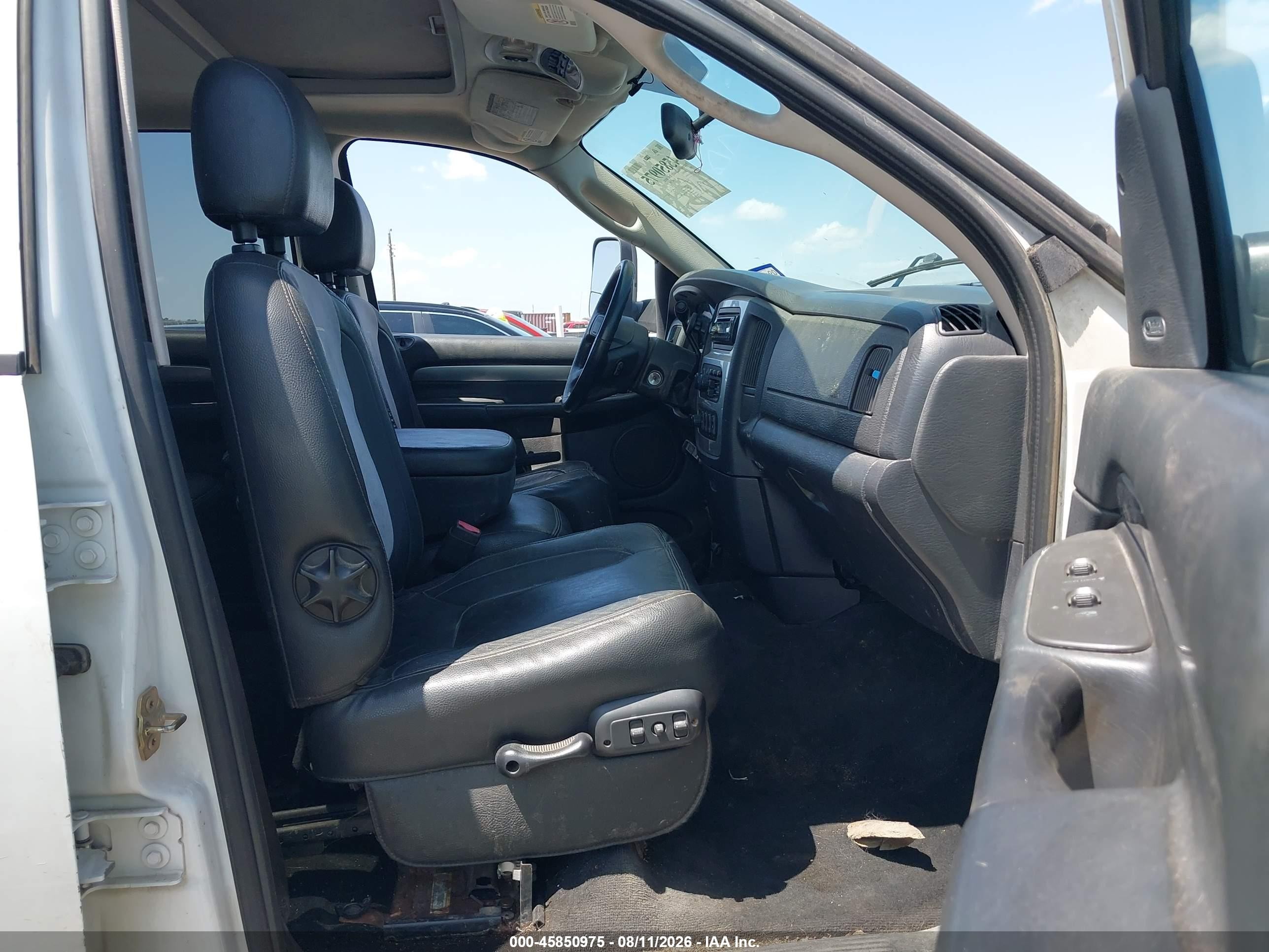 2005 Dodge Ram 2500 St/slt White vin: 3D7KS28C95G708589