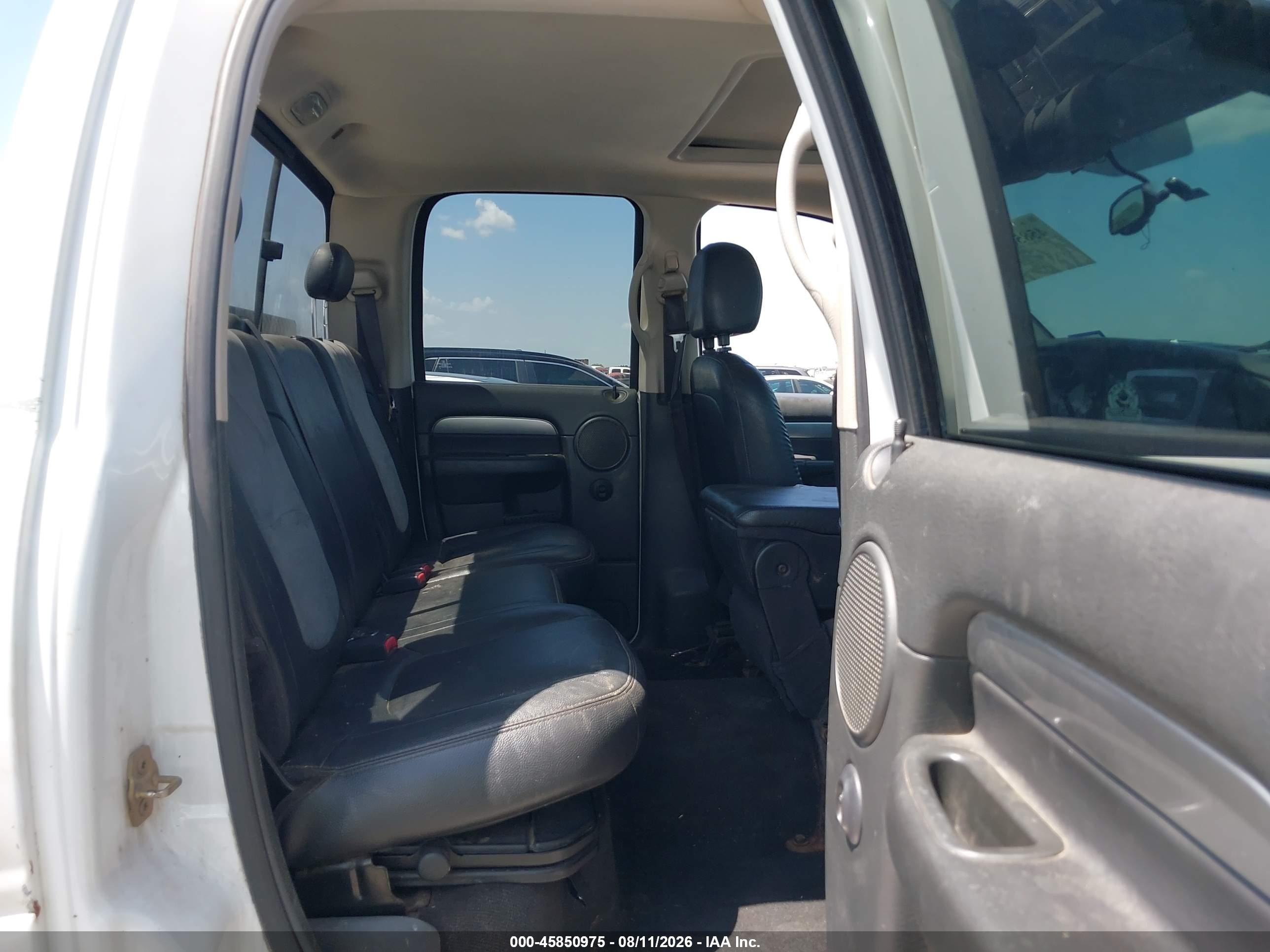 2005 Dodge Ram 2500 St/slt White vin: 3D7KS28C95G708589