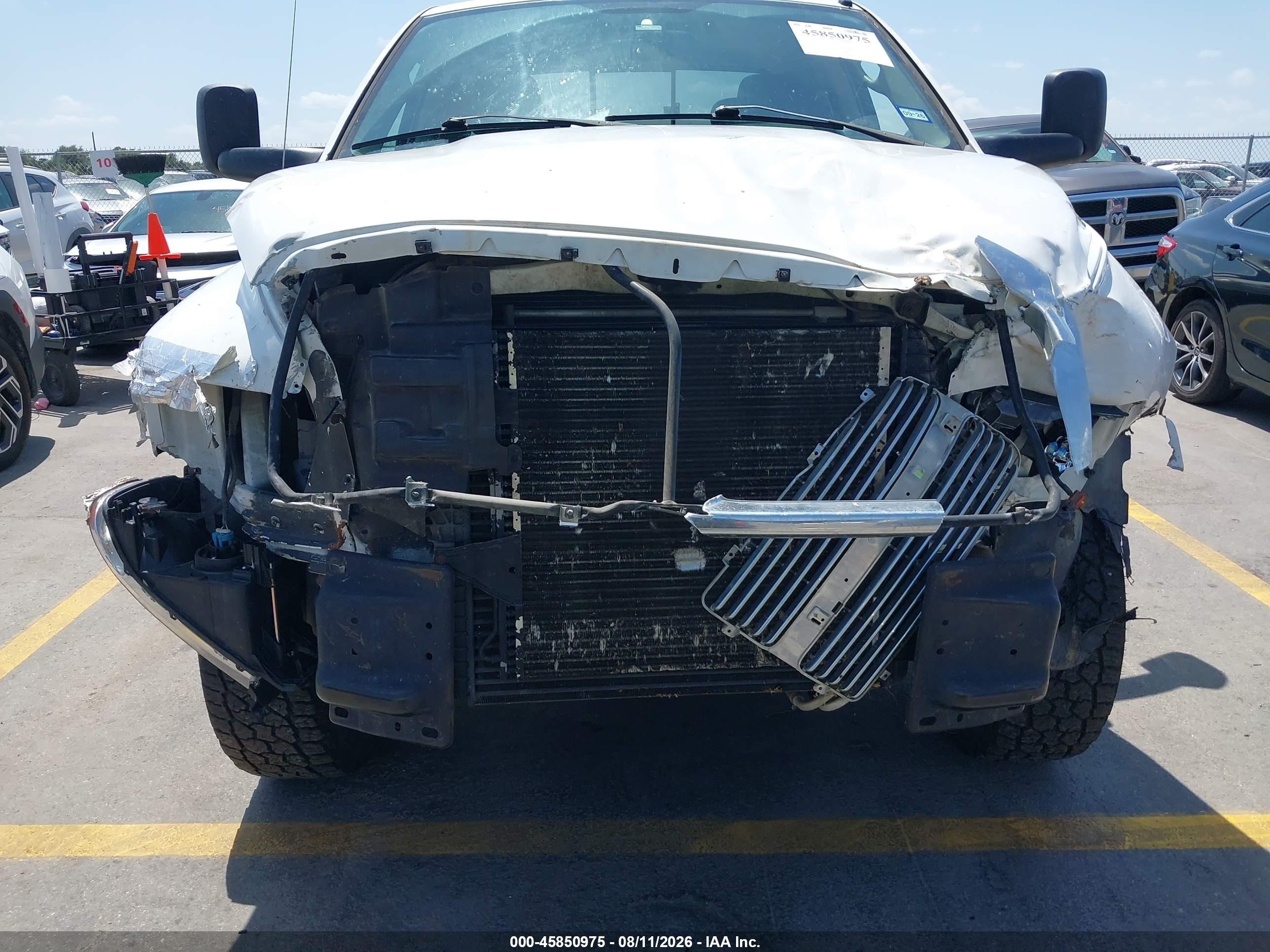 2005 Dodge Ram 2500 St/slt White vin: 3D7KS28C95G708589