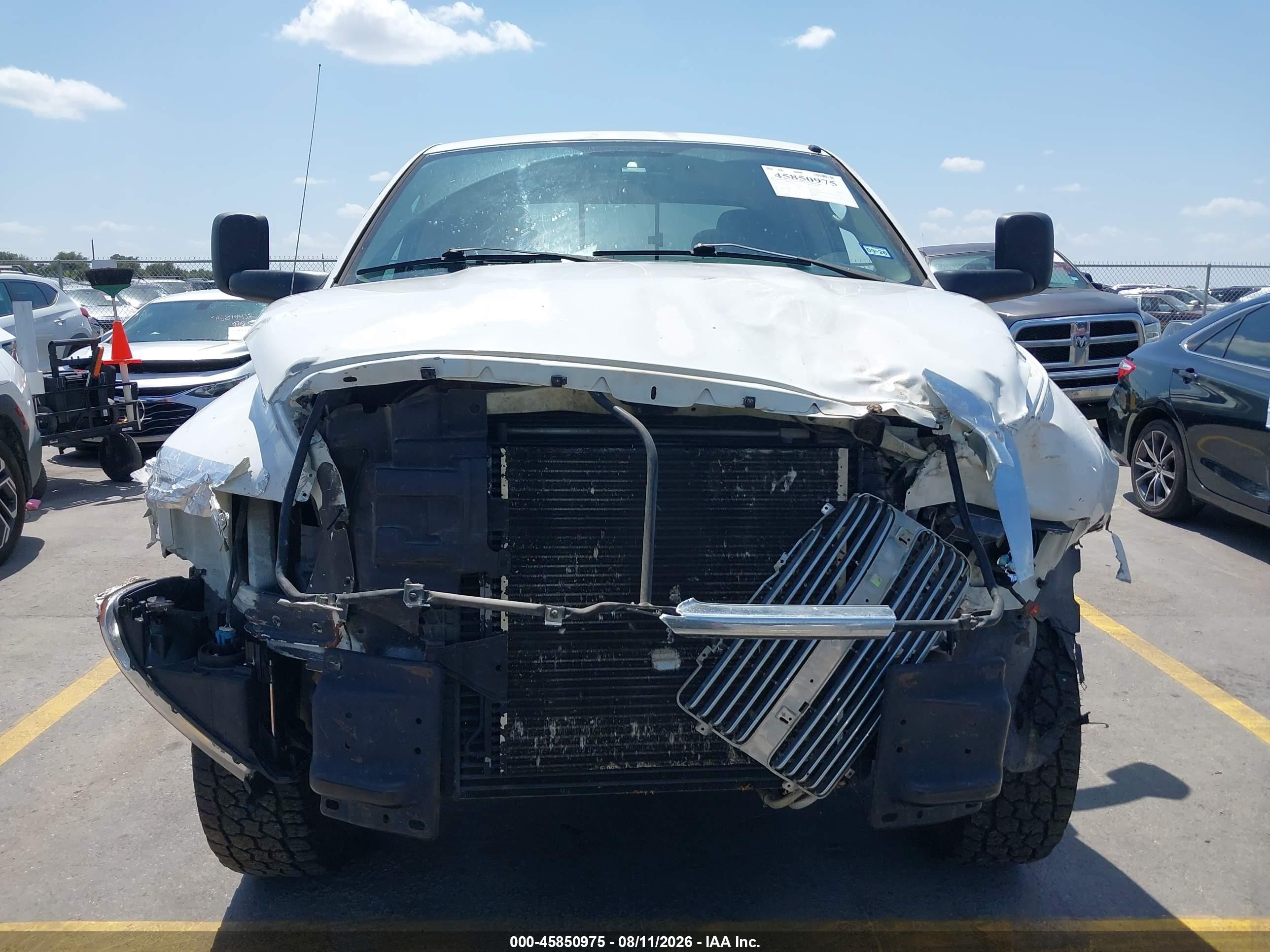 2005 Dodge Ram 2500 St/slt White vin: 3D7KS28C95G708589