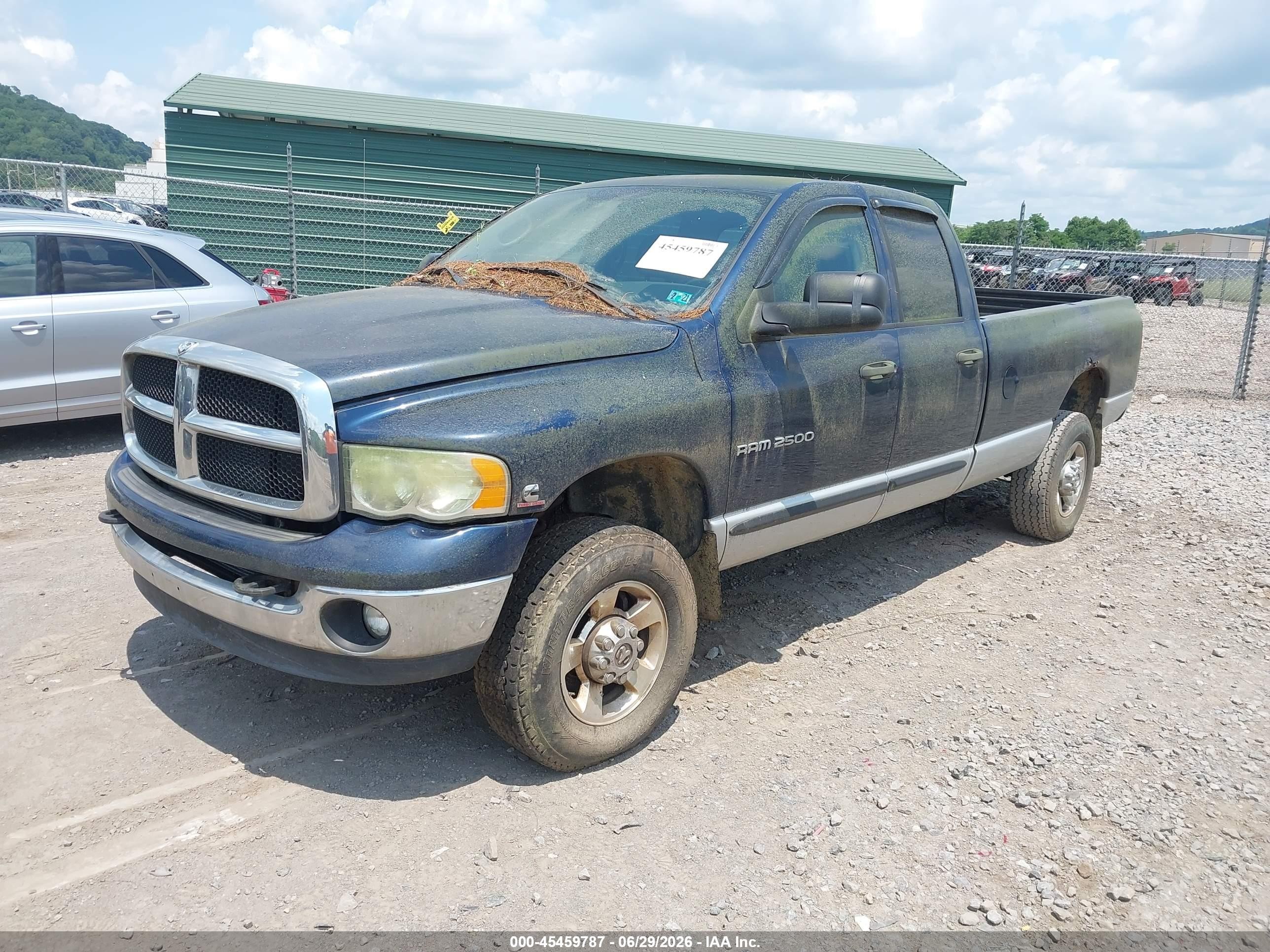 2005 Dodge Ram 2500 Slt/laramie Blue vin: 3D7KS28C95G797435