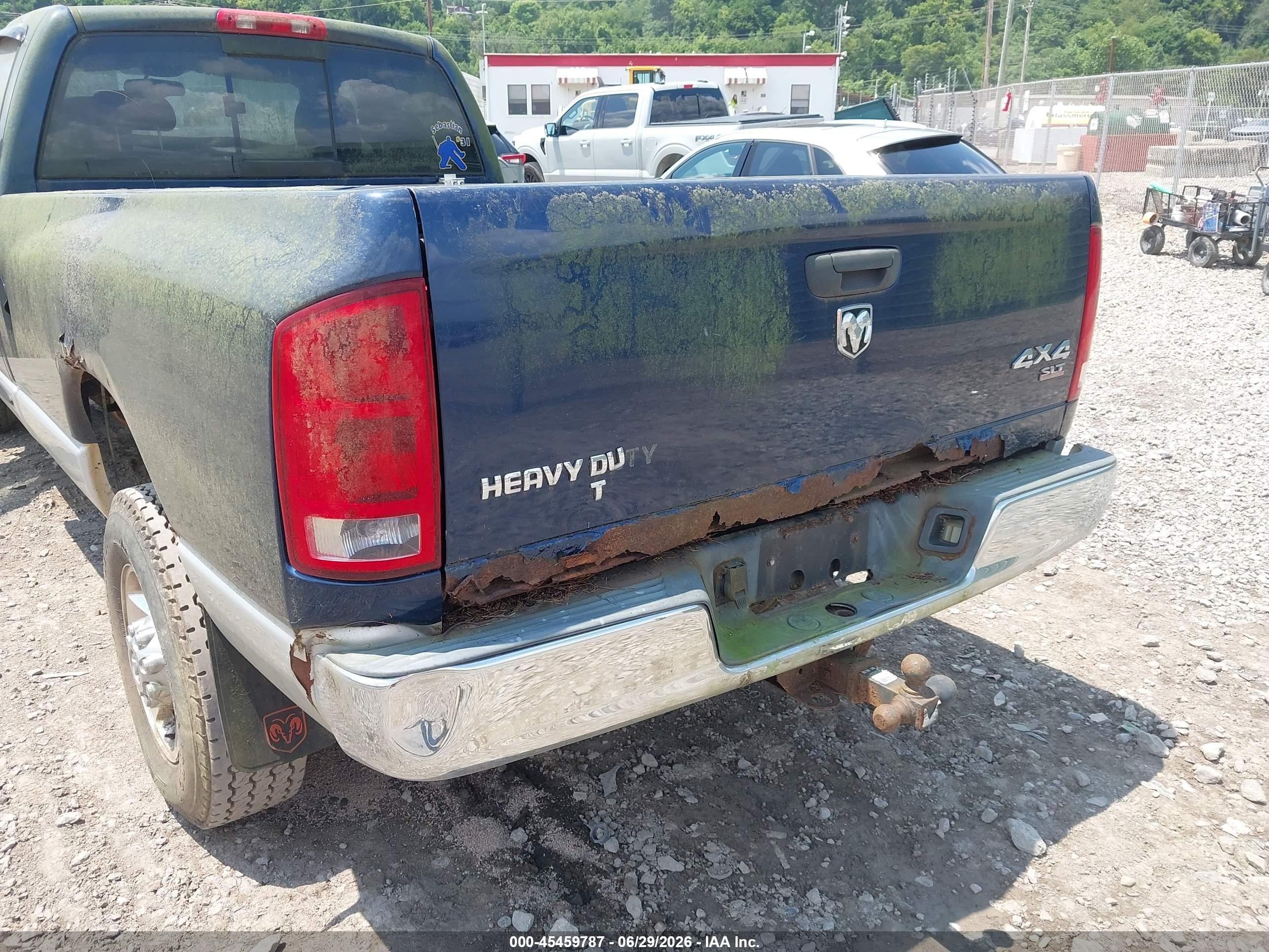 2005 Dodge Ram 2500 Slt/laramie Blue vin: 3D7KS28C95G797435