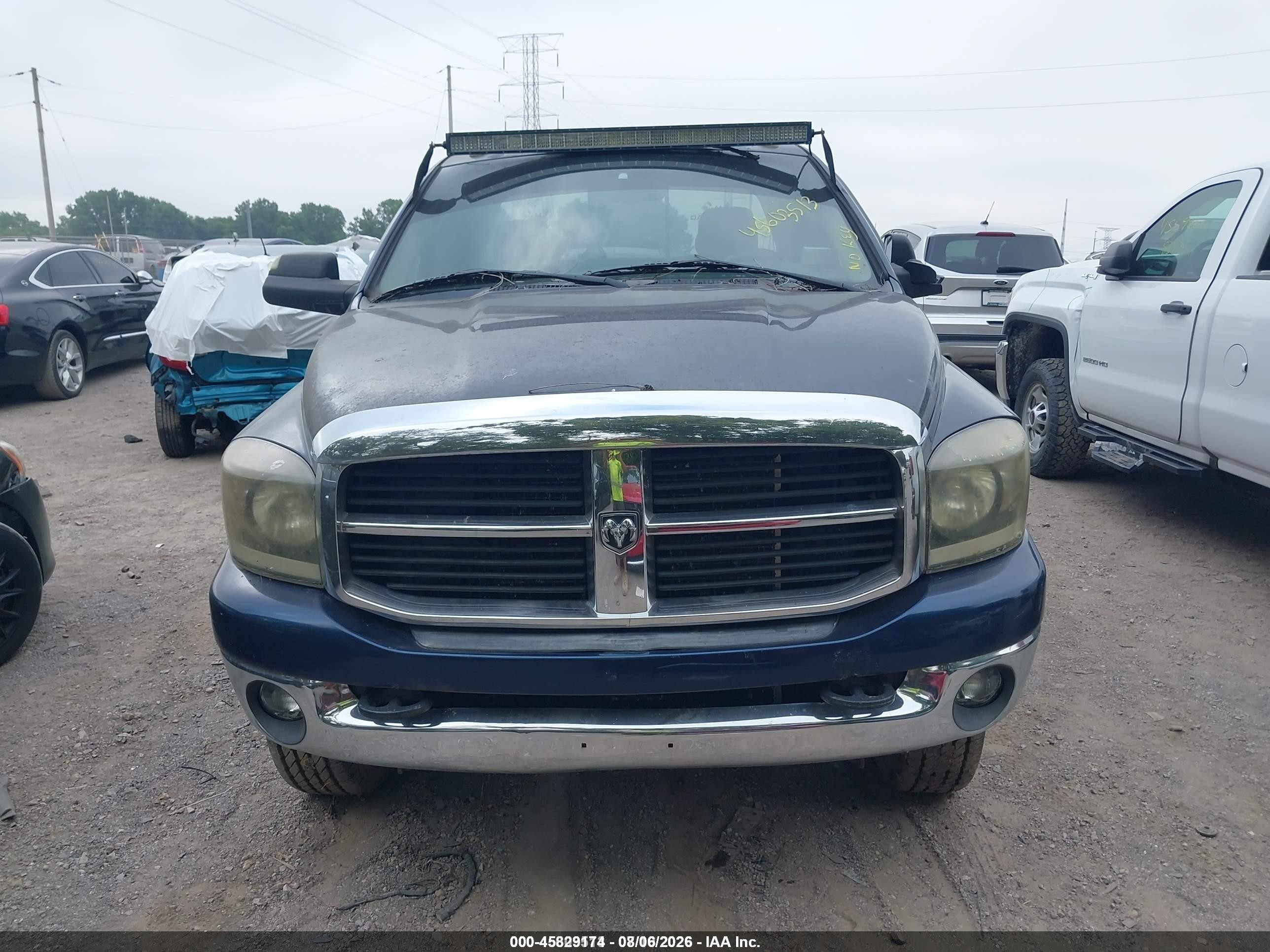 2006 Dodge Ram 2500 Slt/trx4 Off Road/sport/power Wagon Blue vin: 3D7KS28C96G283876