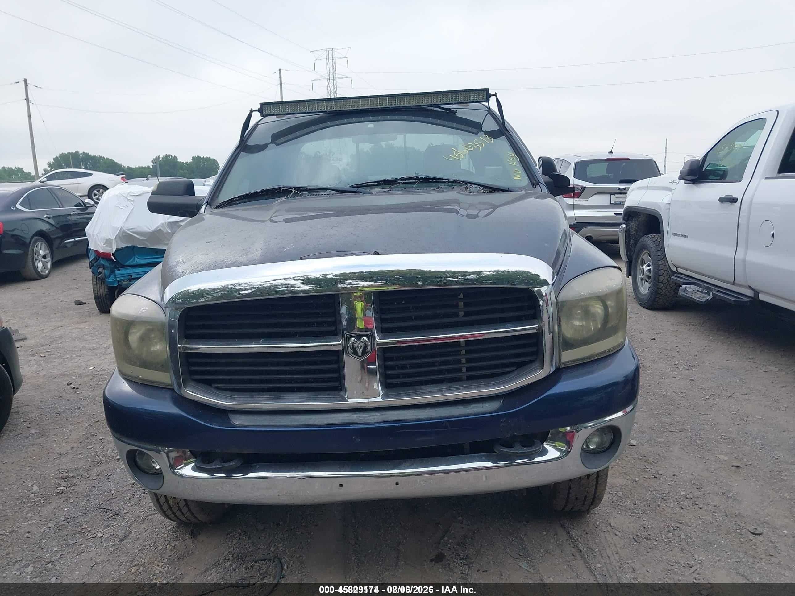 2006 Dodge Ram 2500 Slt/trx4 Off Road/sport/power Wagon Blue vin: 3D7KS28C96G283876