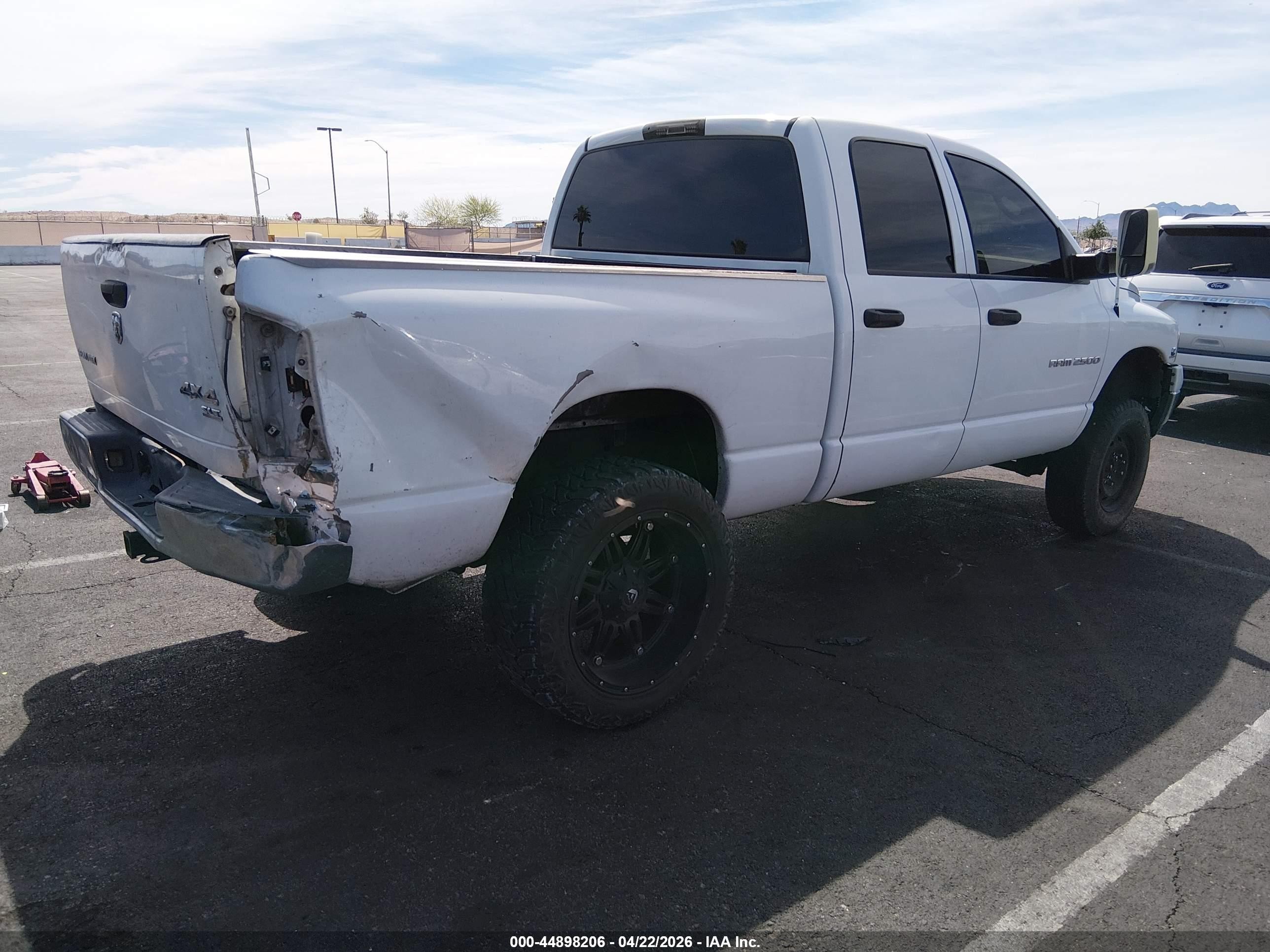 2005 Dodge Ram 2500 Slt/laramie White vin: 3D7KS28CX5G745196