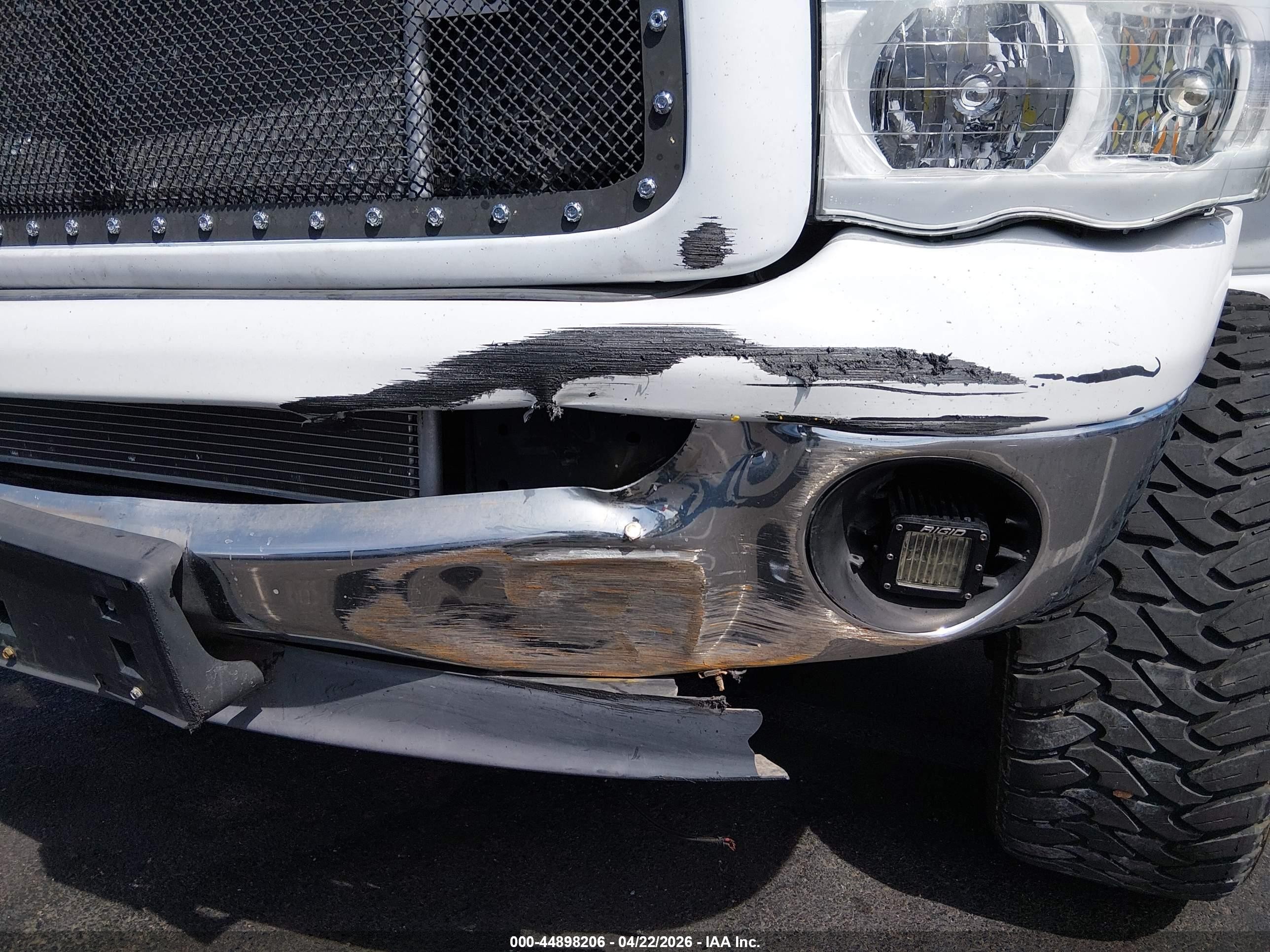 2005 Dodge Ram 2500 Slt/laramie White vin: 3D7KS28CX5G745196
