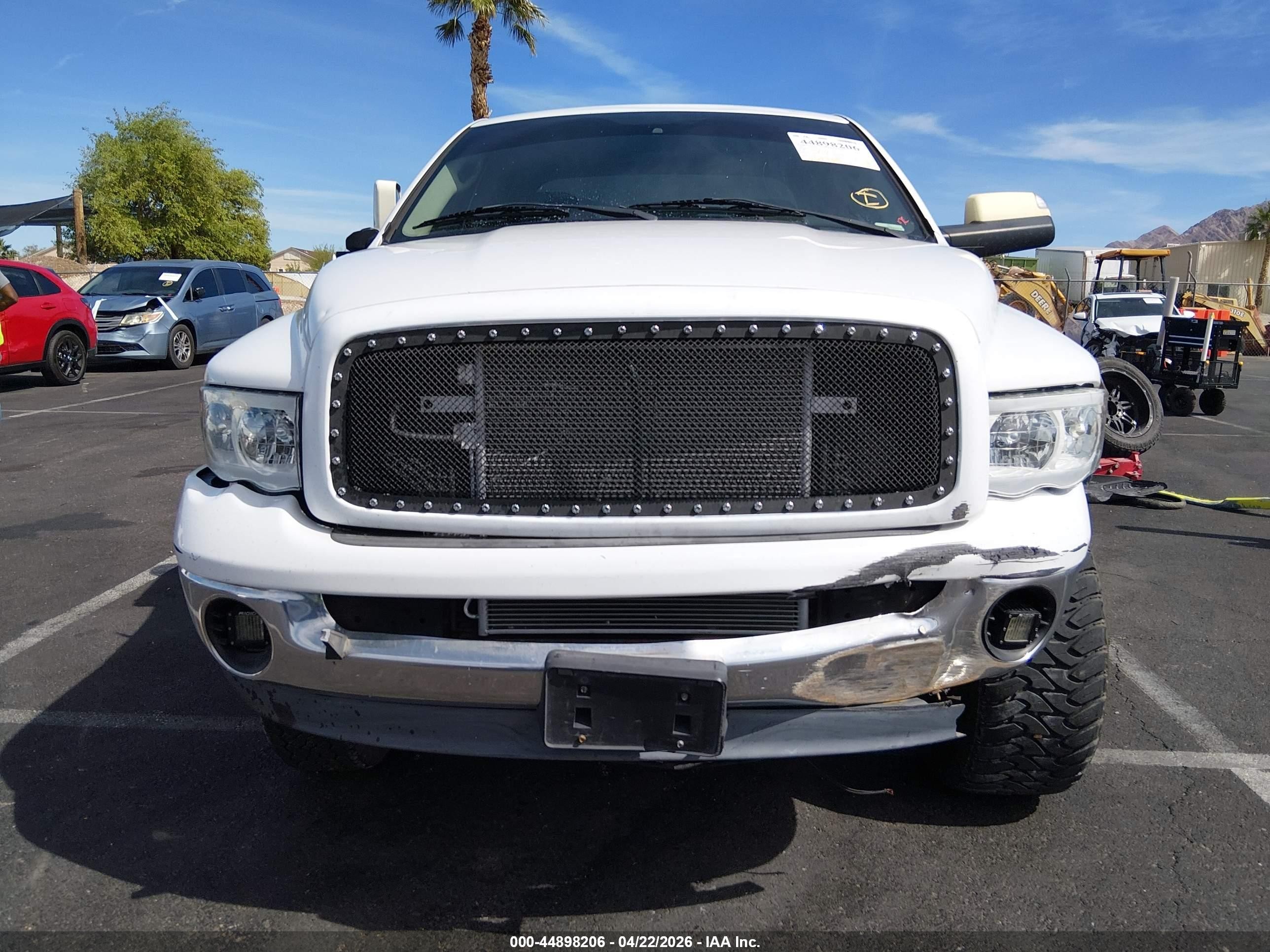 2005 Dodge Ram 2500 Slt/laramie White vin: 3D7KS28CX5G745196