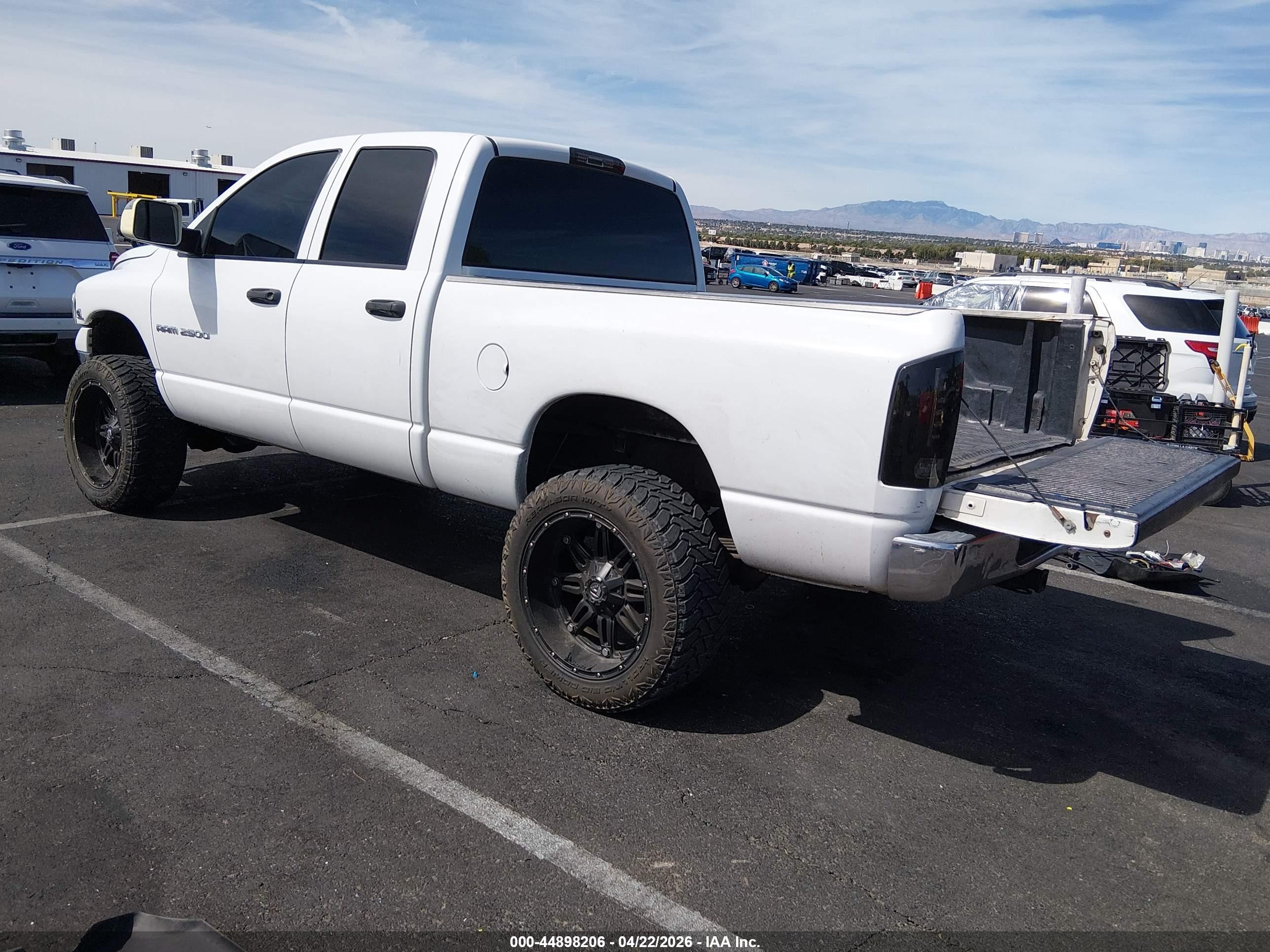 2005 Dodge Ram 2500 Slt/laramie White vin: 3D7KS28CX5G745196