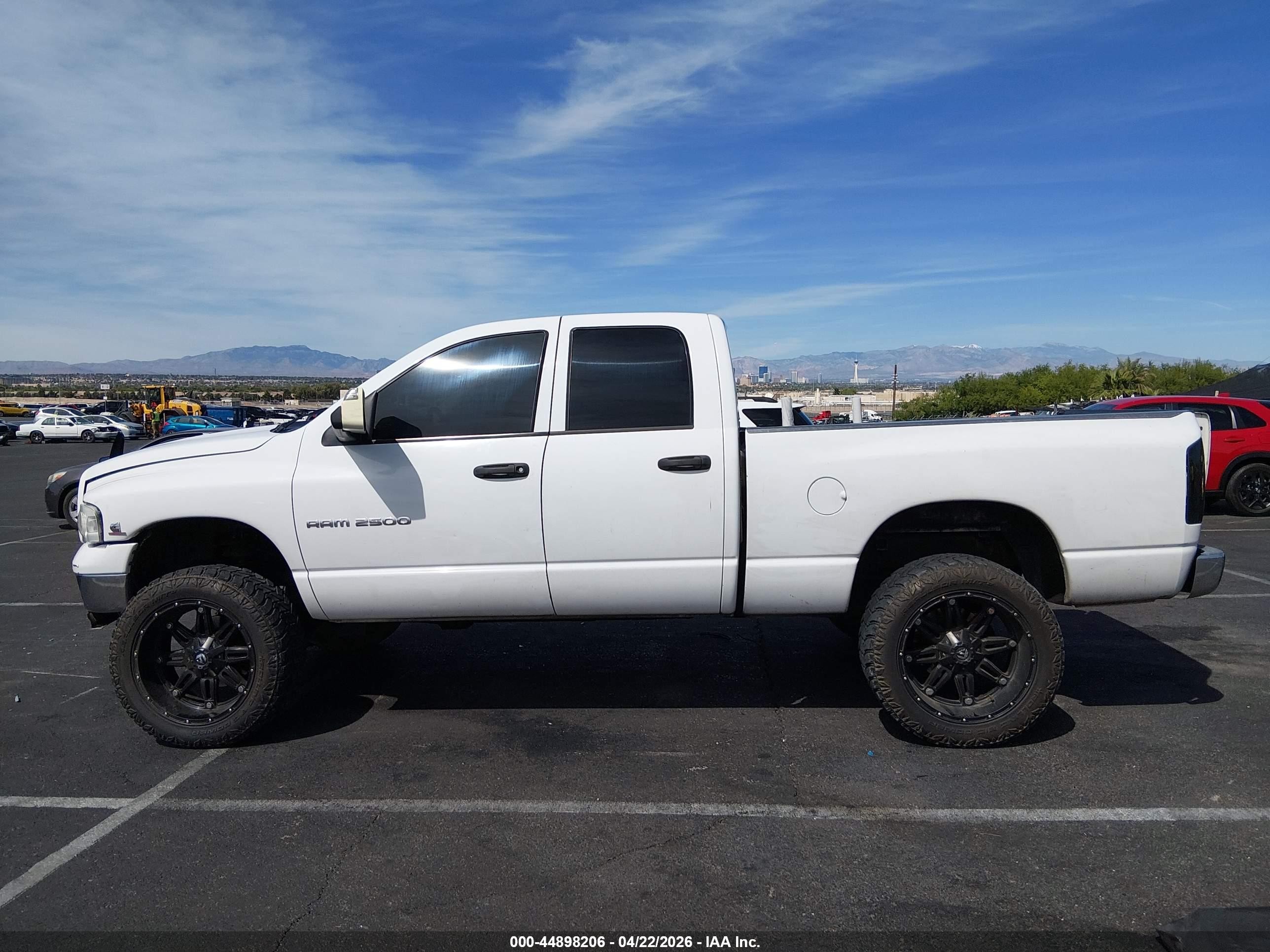 2005 Dodge Ram 2500 Slt/laramie White vin: 3D7KS28CX5G745196