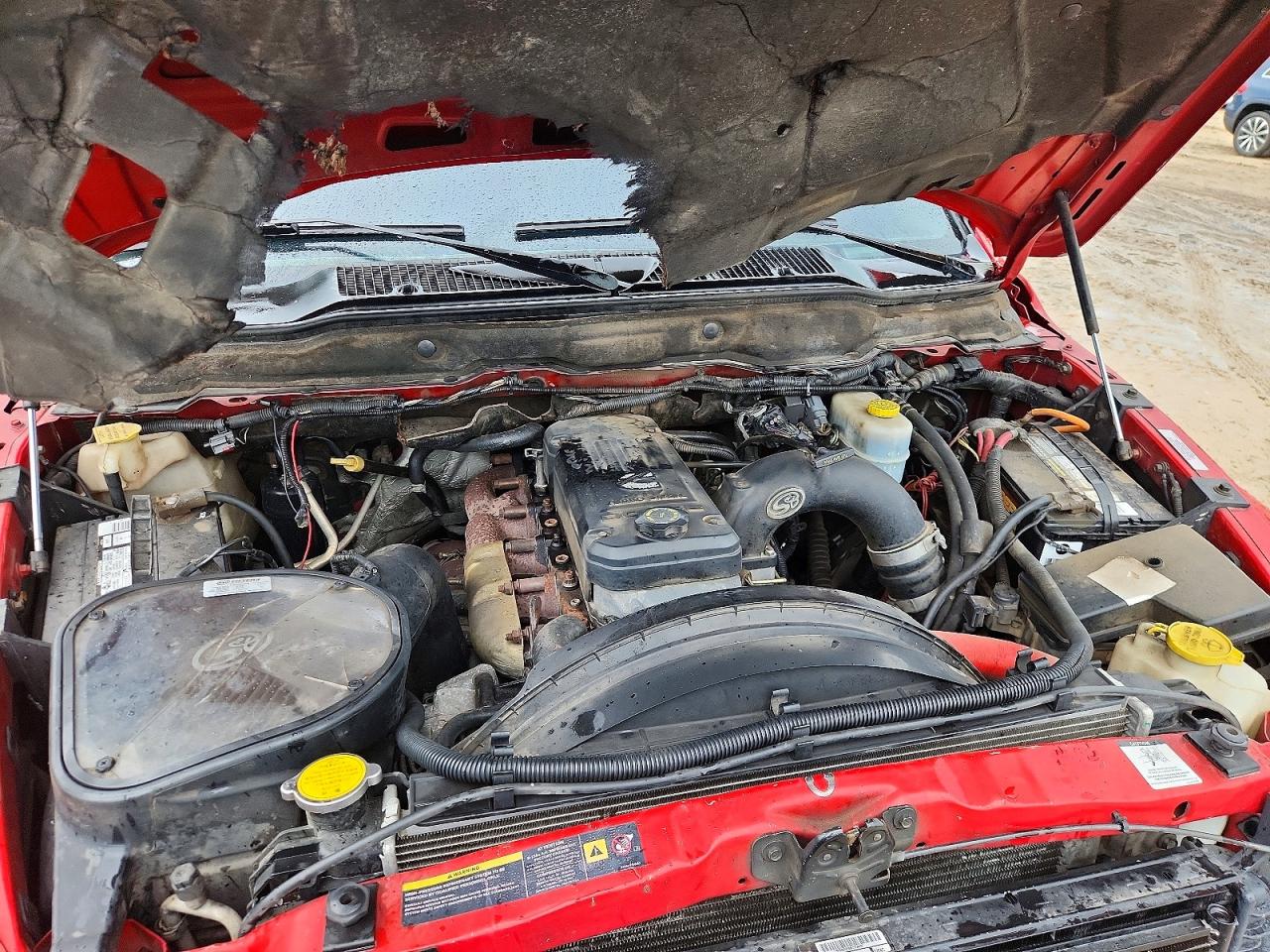 2005 Dodge Ram 2500 St Red vin: 3D7KS28CX5G774696
