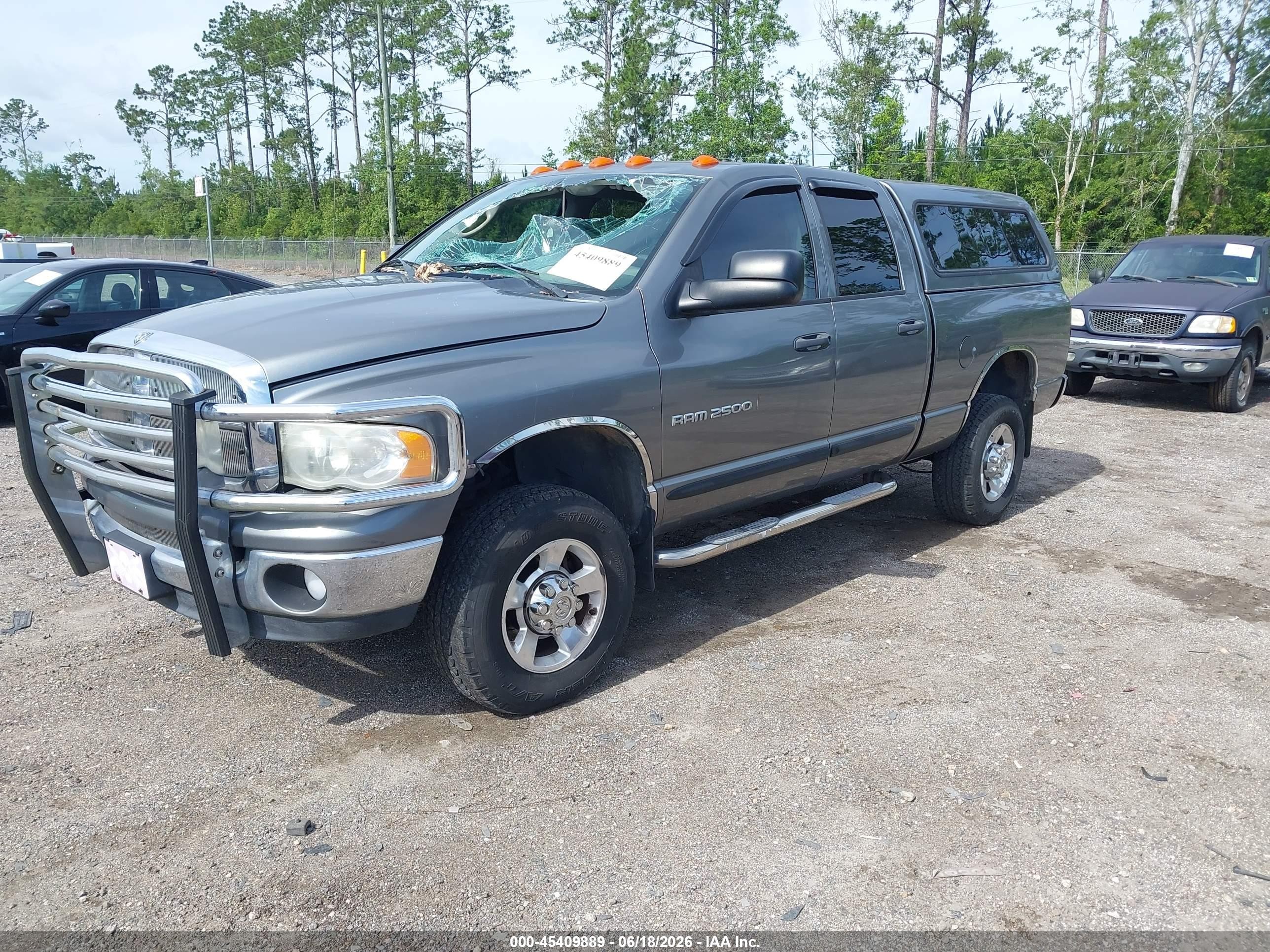 2005 Dodge Ram 2500 Slt/laramie Gray vin: 3D7KS28CX5G812136