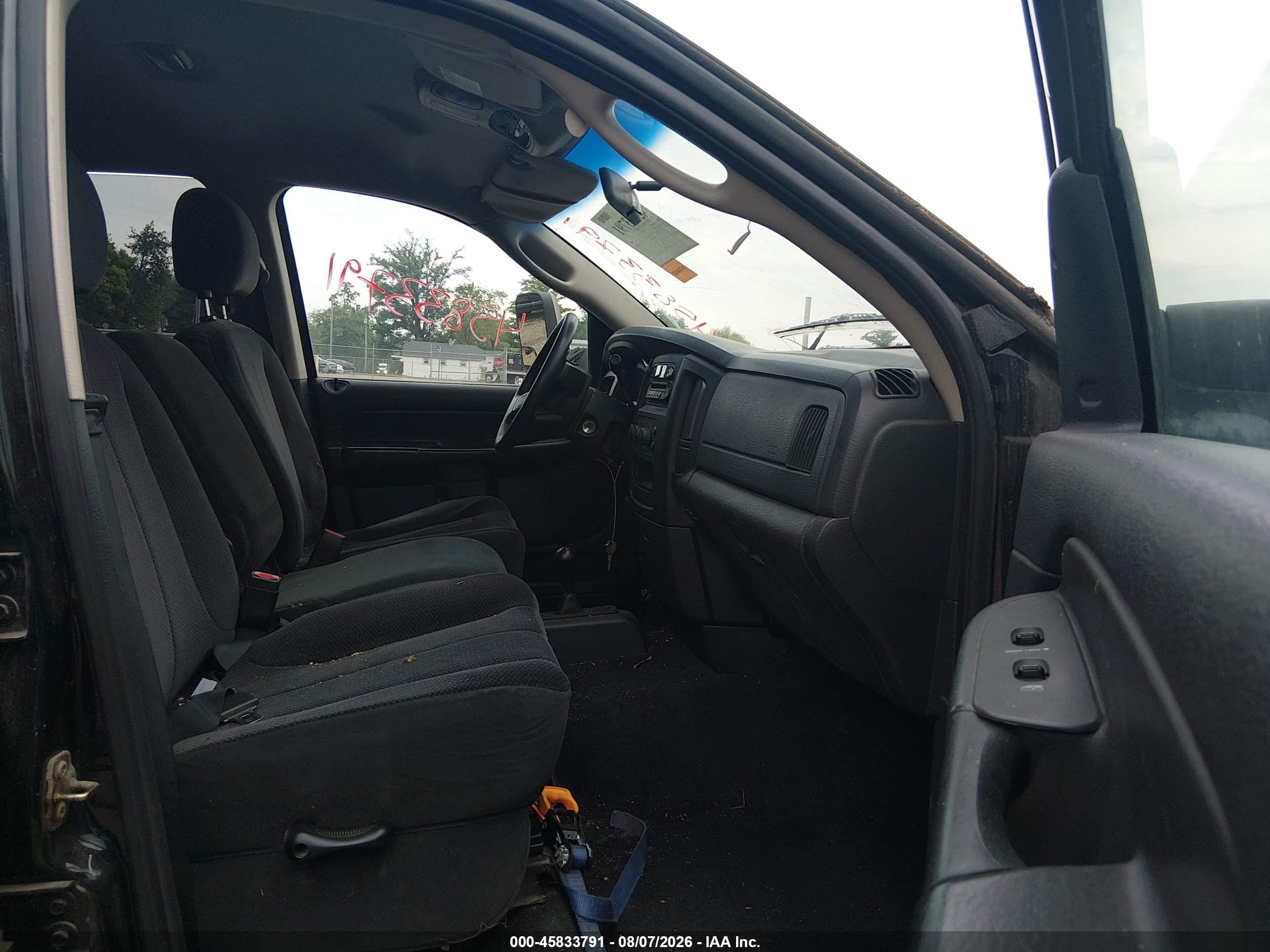 2005 Dodge Ram 2500 Slt/laramie Black vin: 3D7KS28CX5G865595