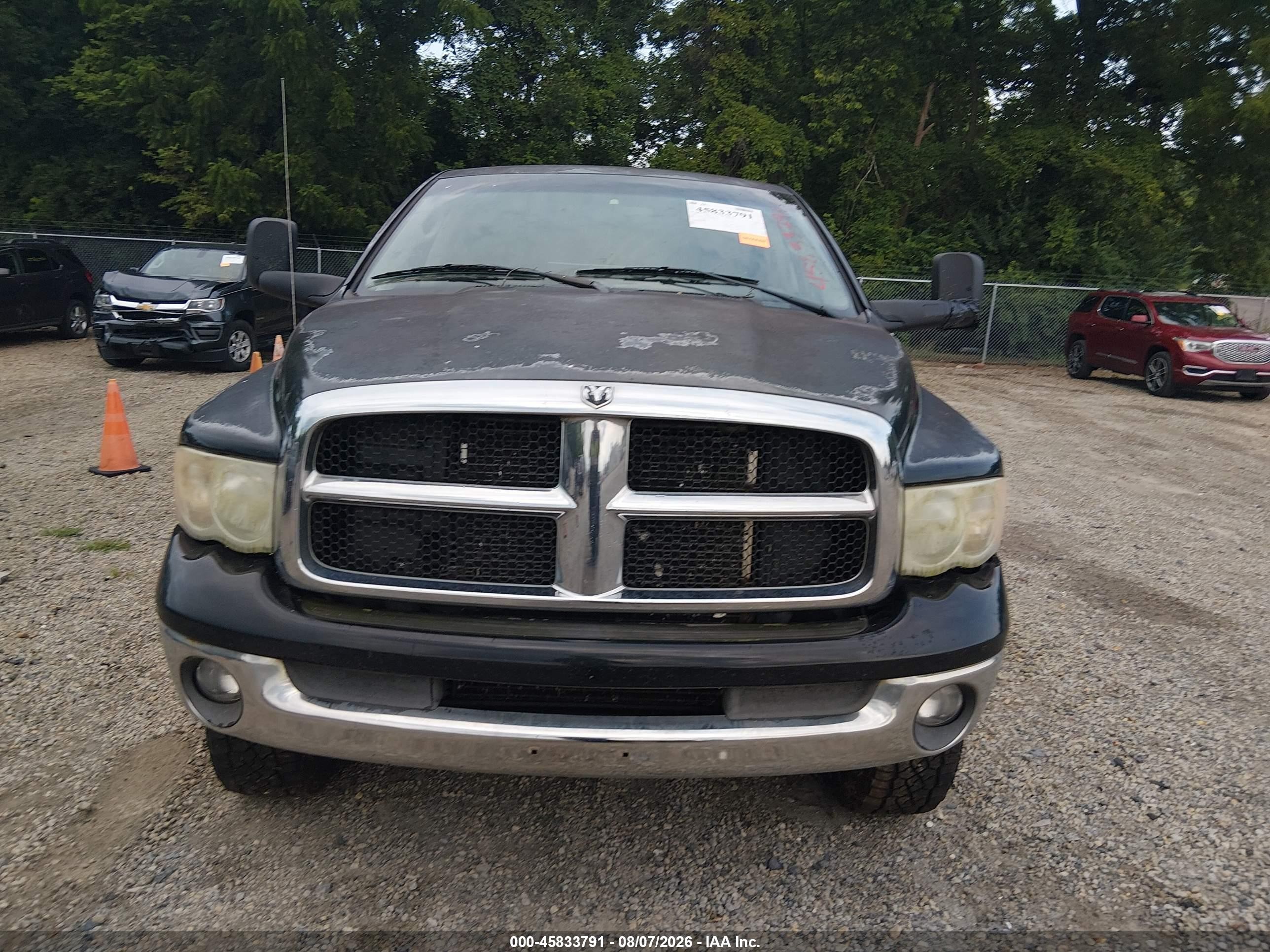 2005 Dodge Ram 2500 Slt/laramie Black vin: 3D7KS28CX5G865595