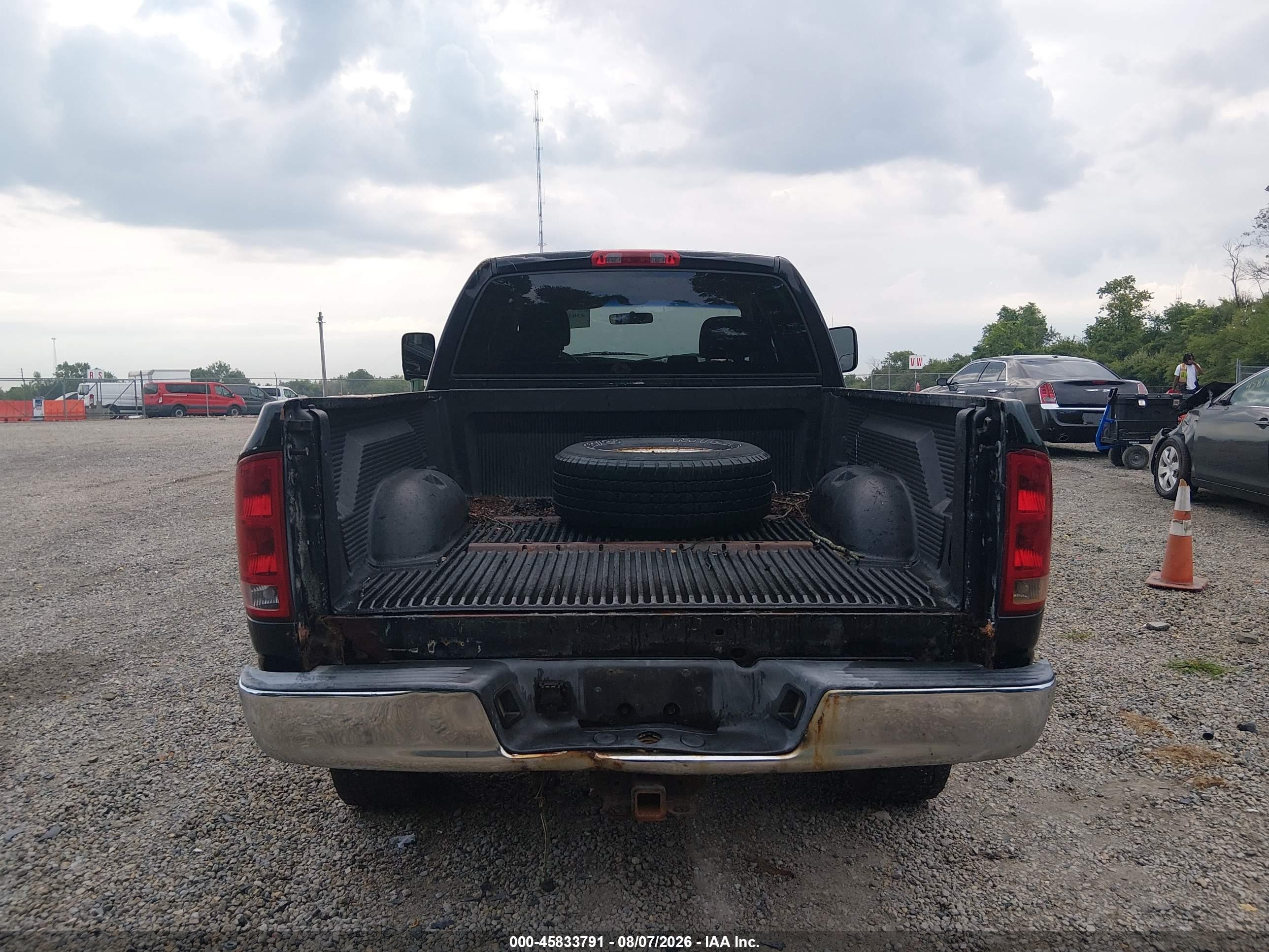 2005 Dodge Ram 2500 Slt/laramie Black vin: 3D7KS28CX5G865595