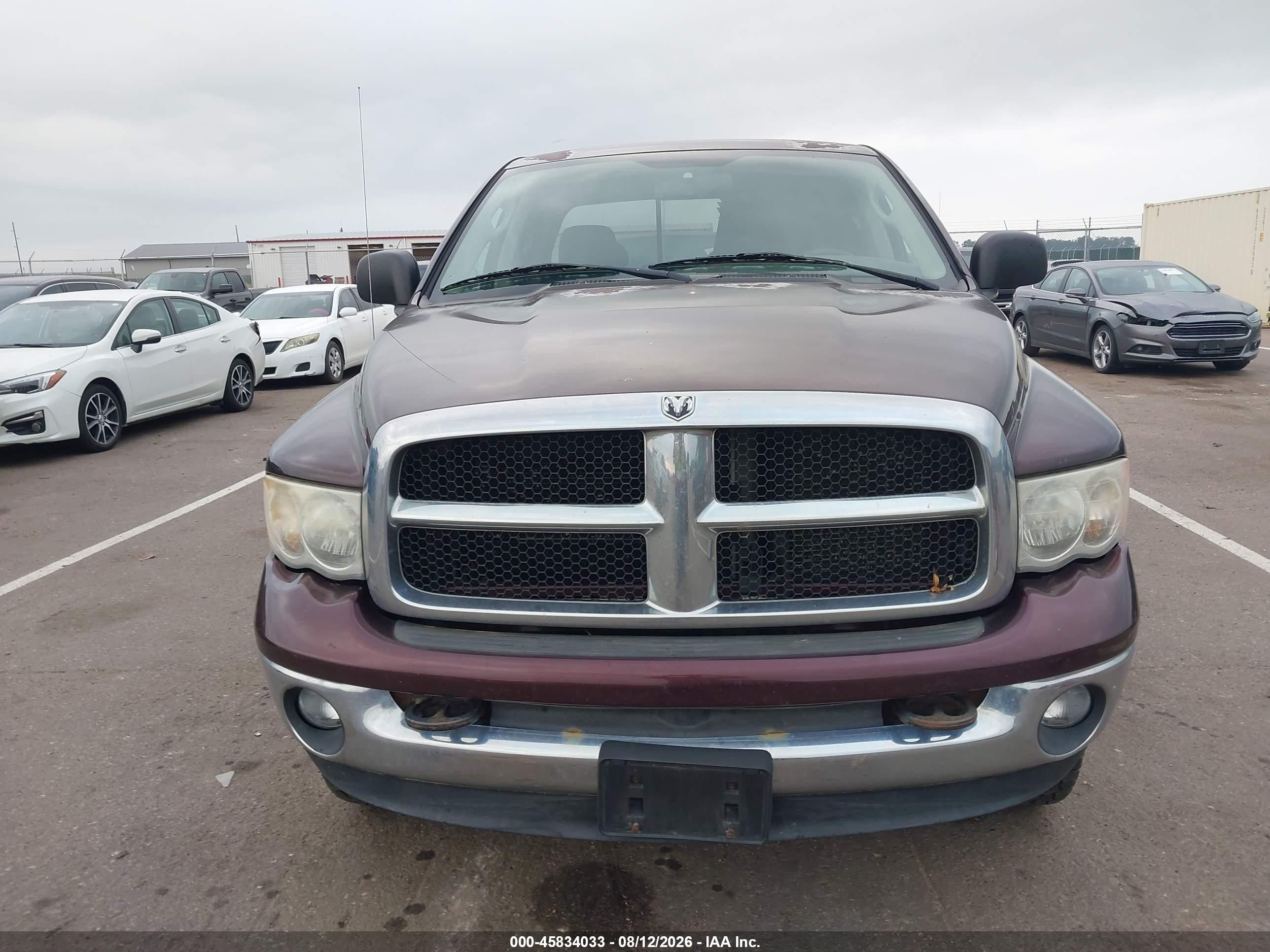 2005 Dodge Ram 2500 Slt/laramie Maroon vin: 3D7KS28D05G772013