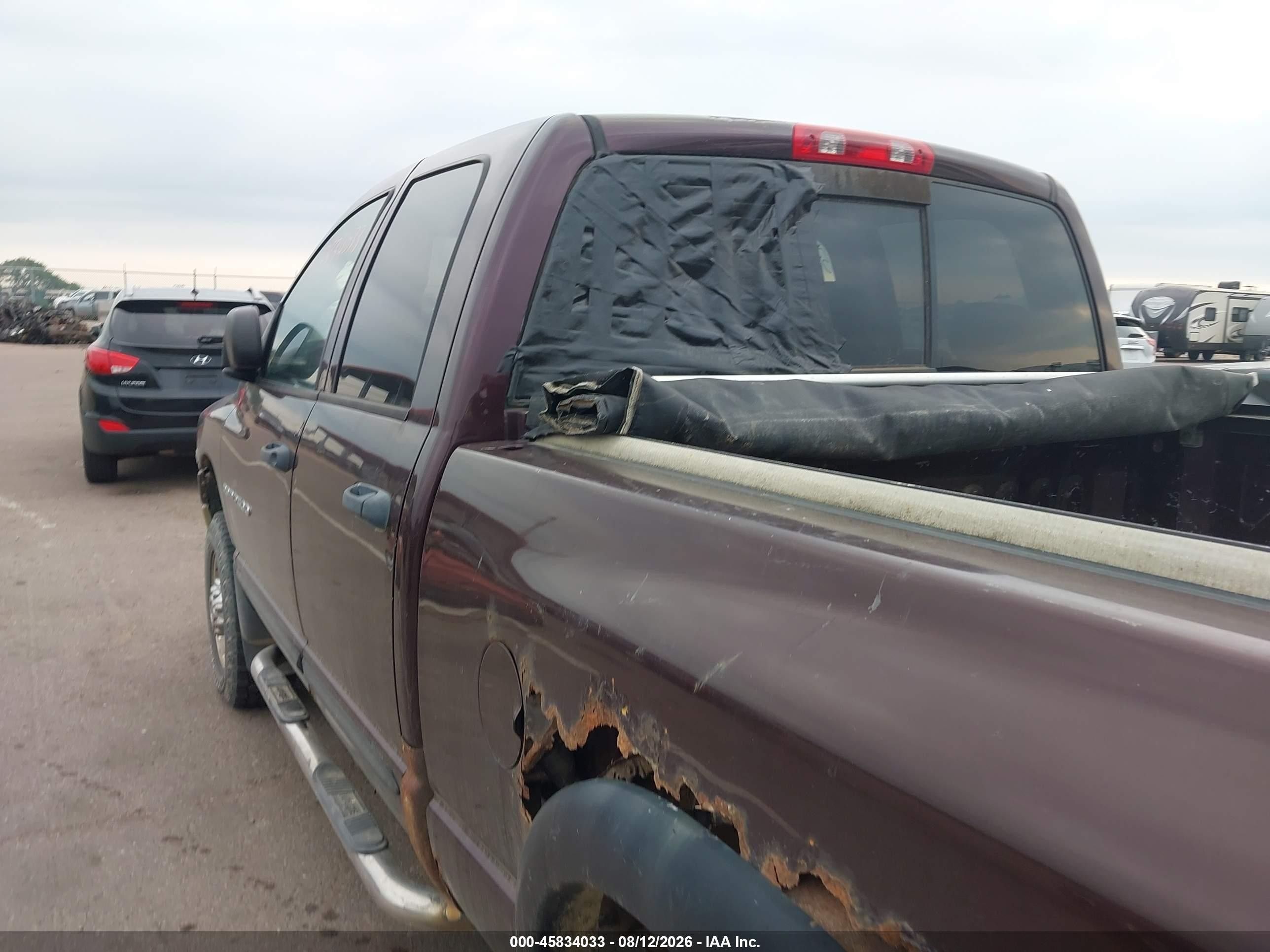 2005 Dodge Ram 2500 Slt/laramie Maroon vin: 3D7KS28D05G772013