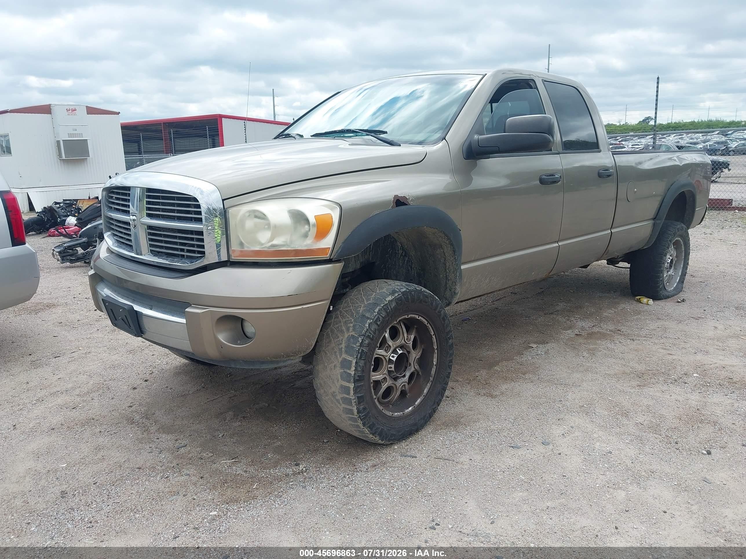 2006 Dodge Ram 2500 Laramie Tan vin: 3D7KS28D06G262181