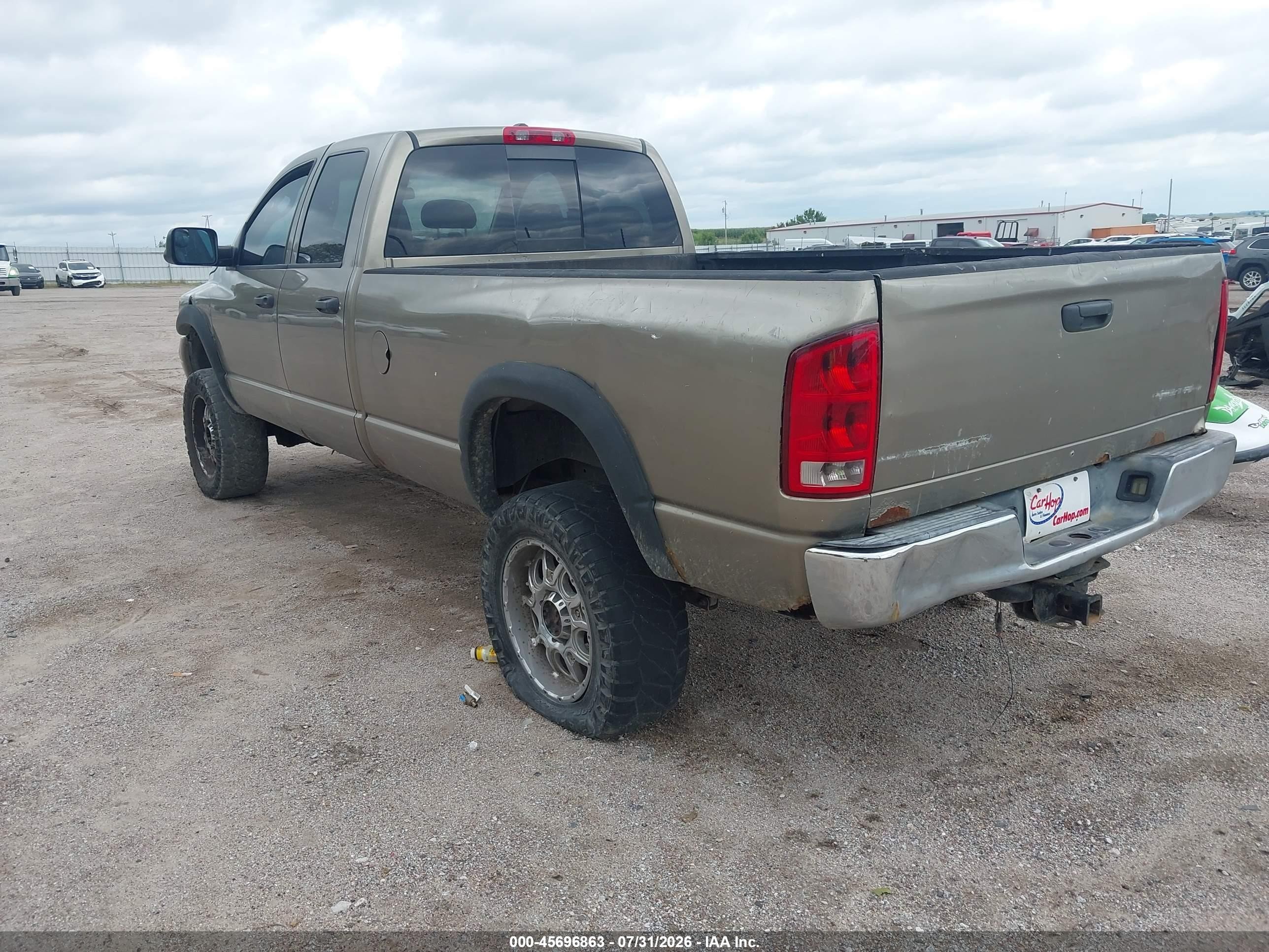 2006 Dodge Ram 2500 Laramie Tan vin: 3D7KS28D06G262181
