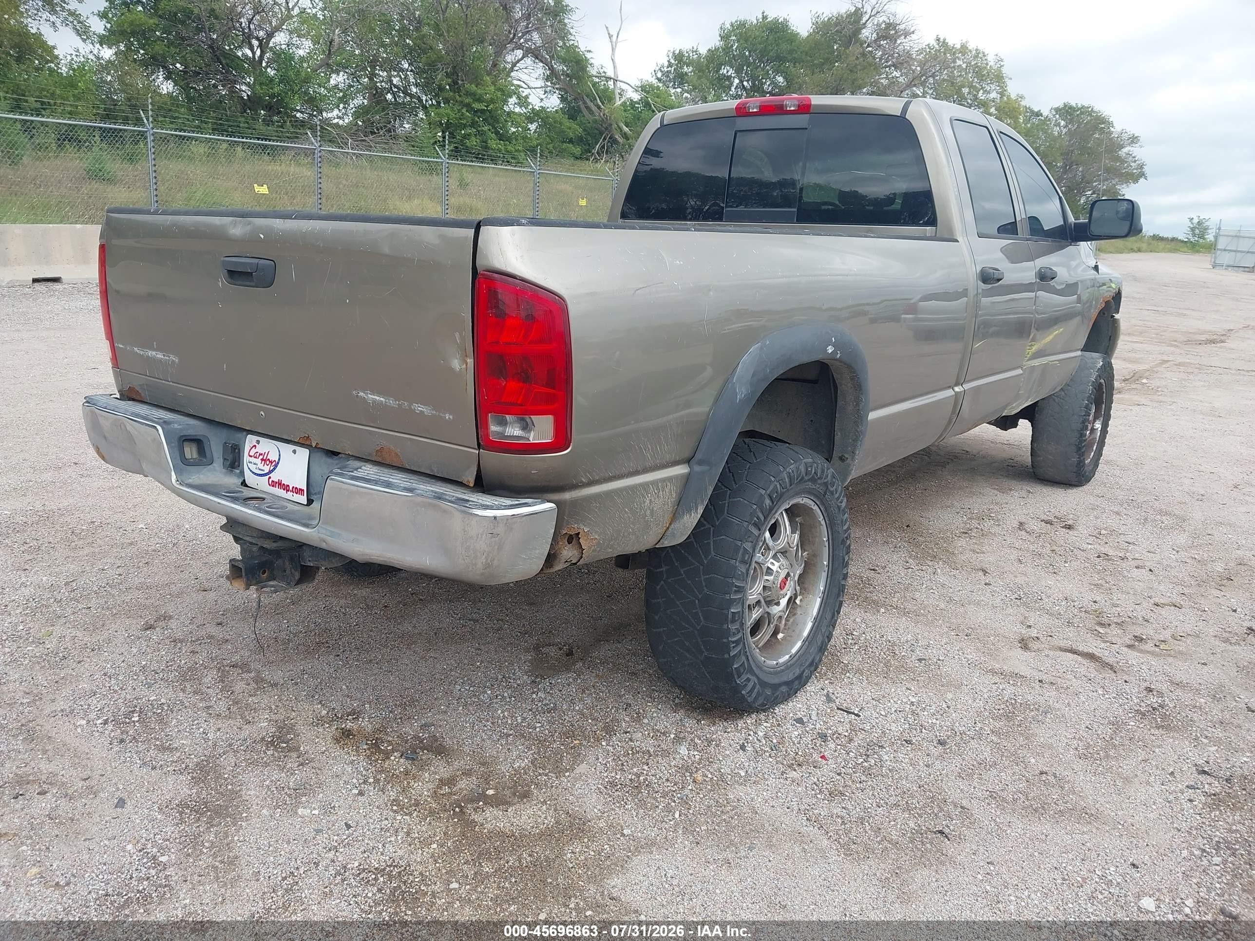 2006 Dodge Ram 2500 Laramie Tan vin: 3D7KS28D06G262181