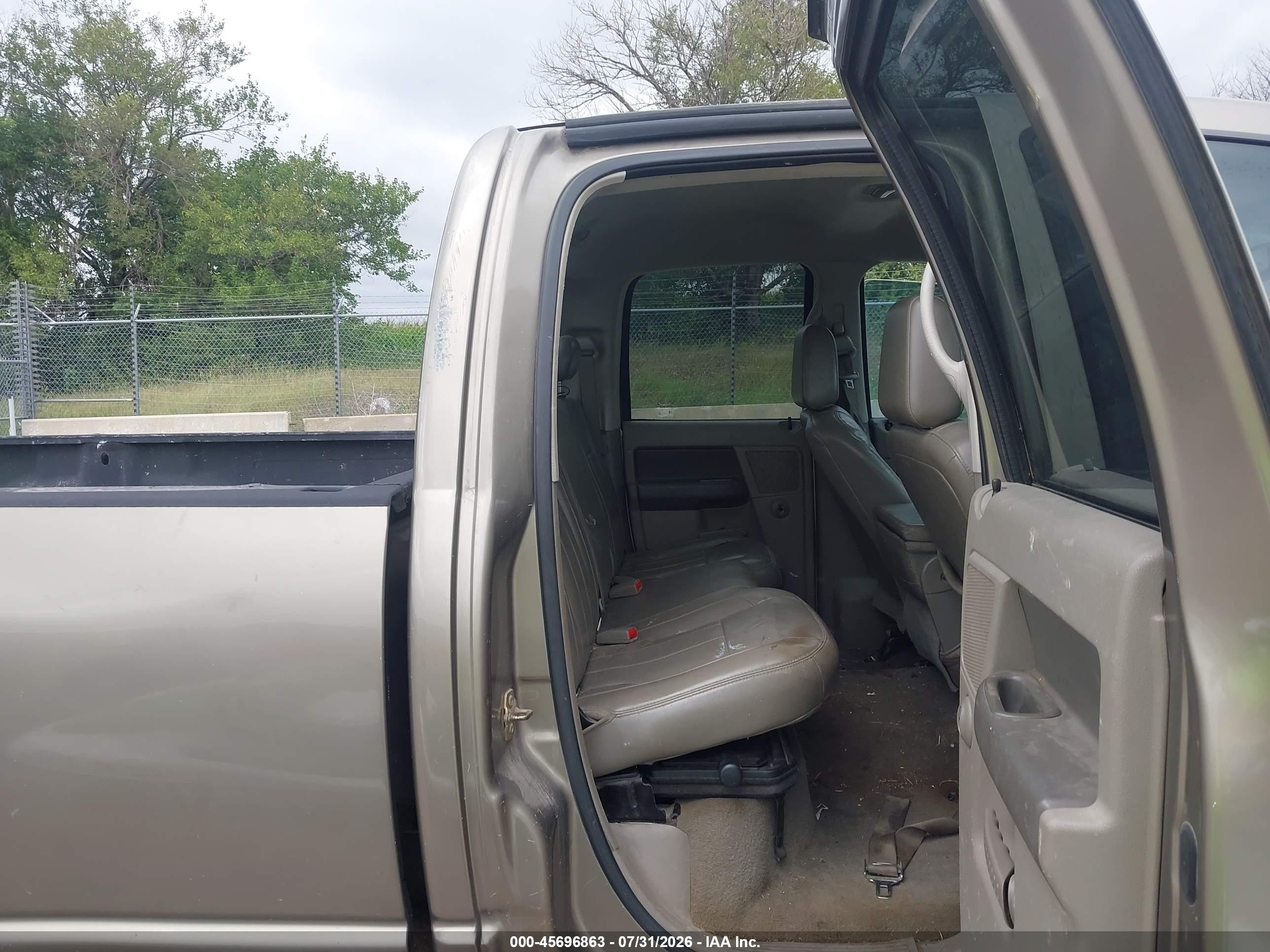 2006 Dodge Ram 2500 Laramie Tan vin: 3D7KS28D06G262181