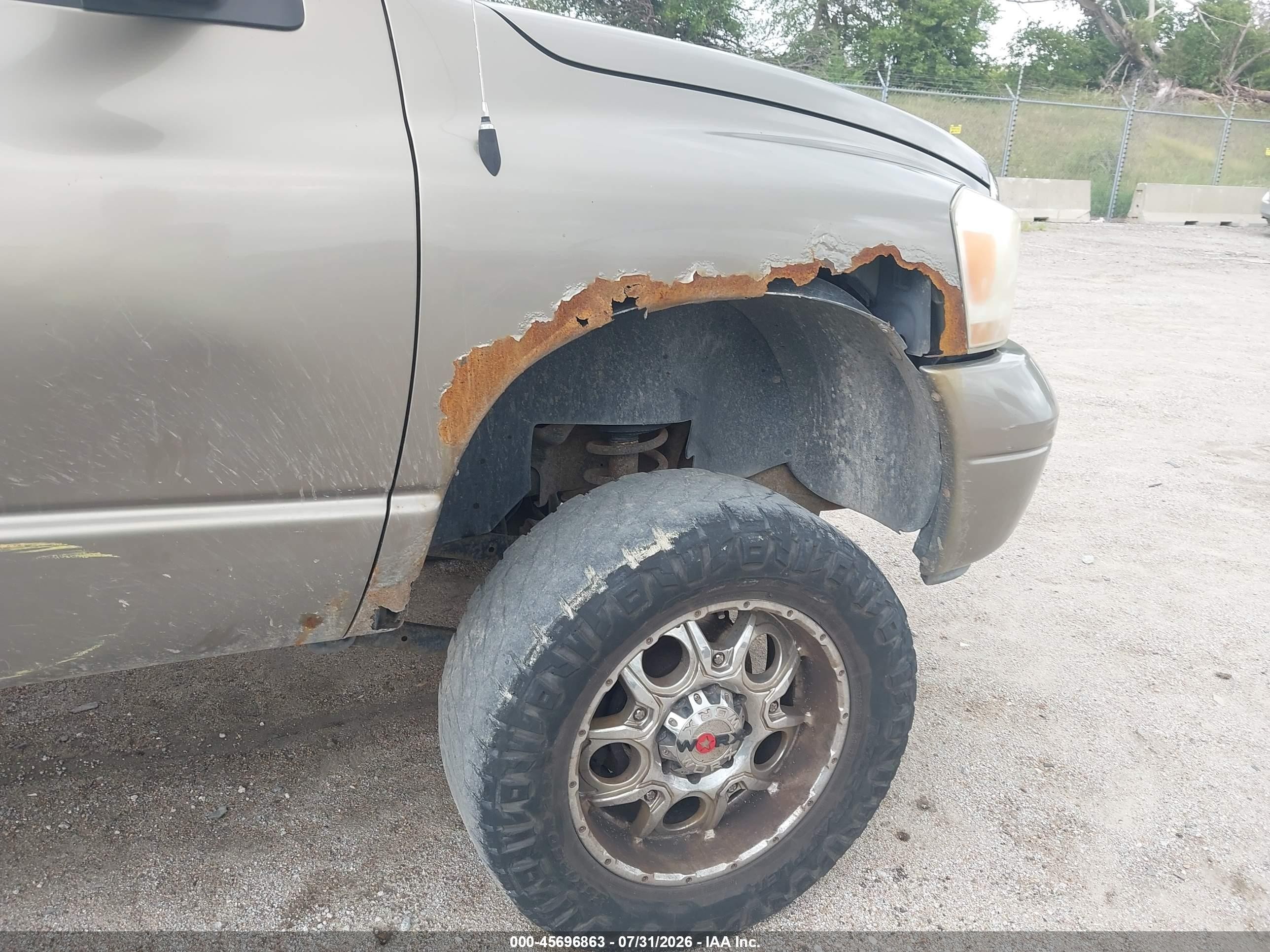 2006 Dodge Ram 2500 Laramie Tan vin: 3D7KS28D06G262181