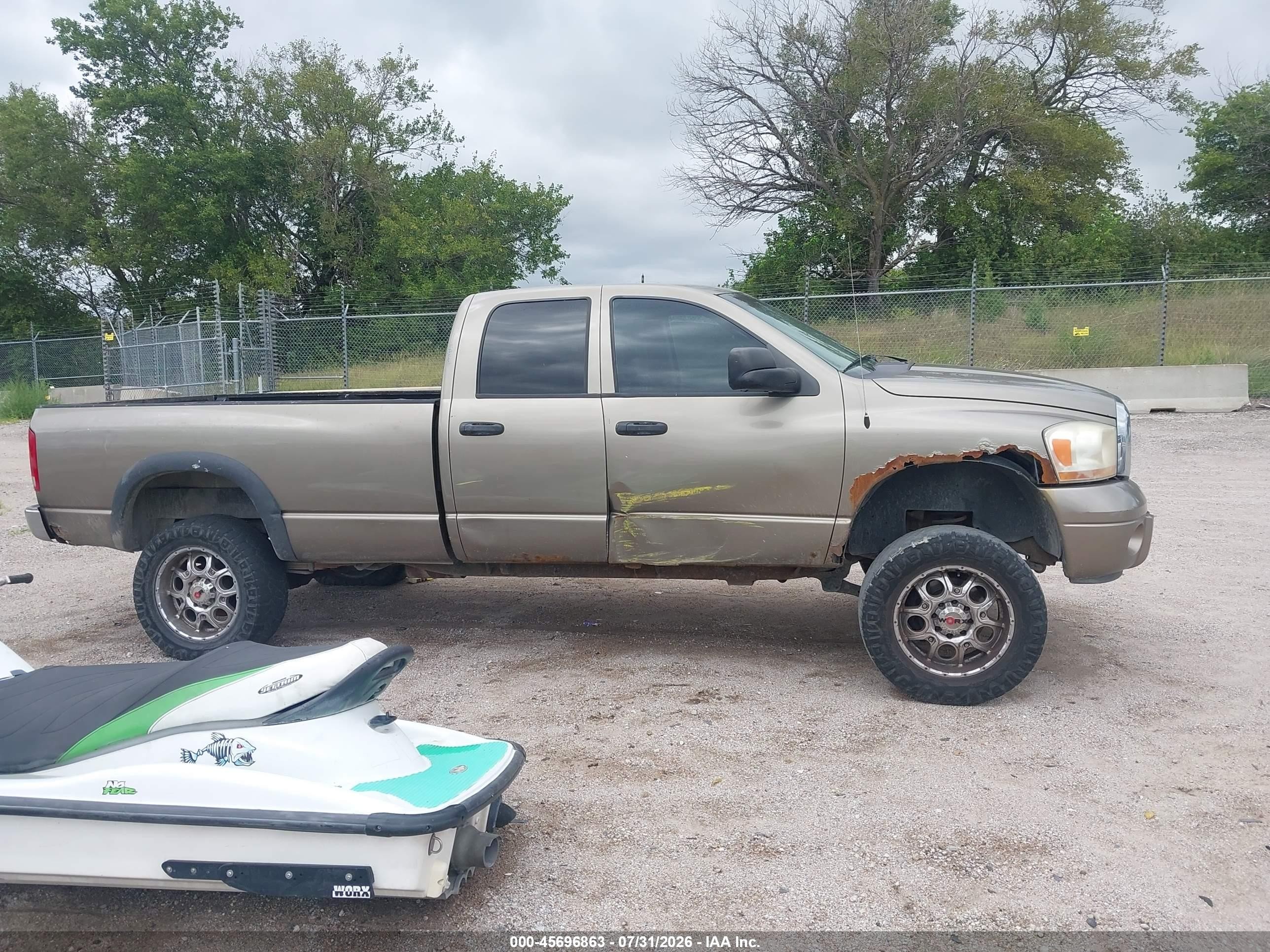 2006 Dodge Ram 2500 Laramie Tan vin: 3D7KS28D06G262181