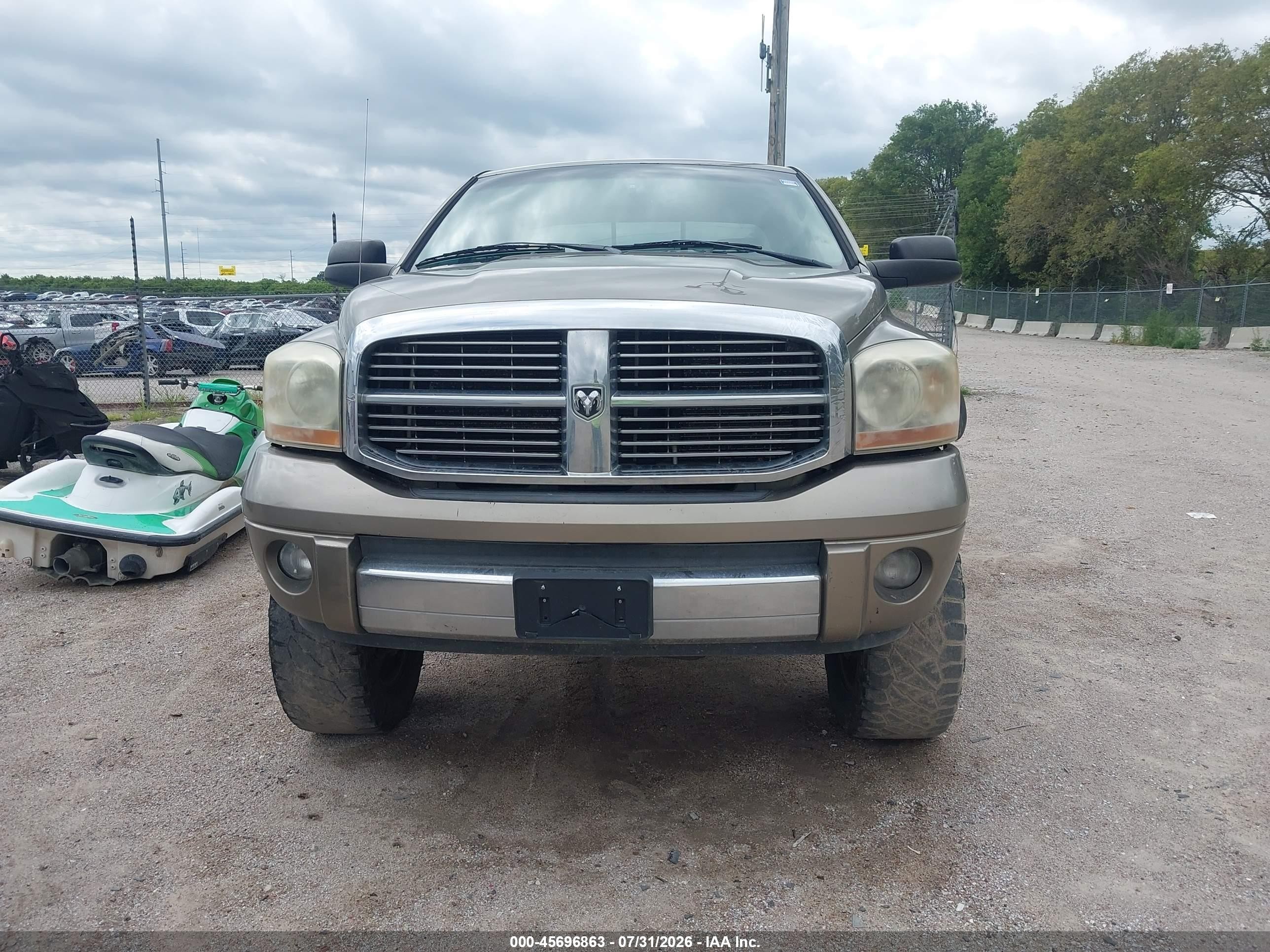 2006 Dodge Ram 2500 Laramie Tan vin: 3D7KS28D06G262181