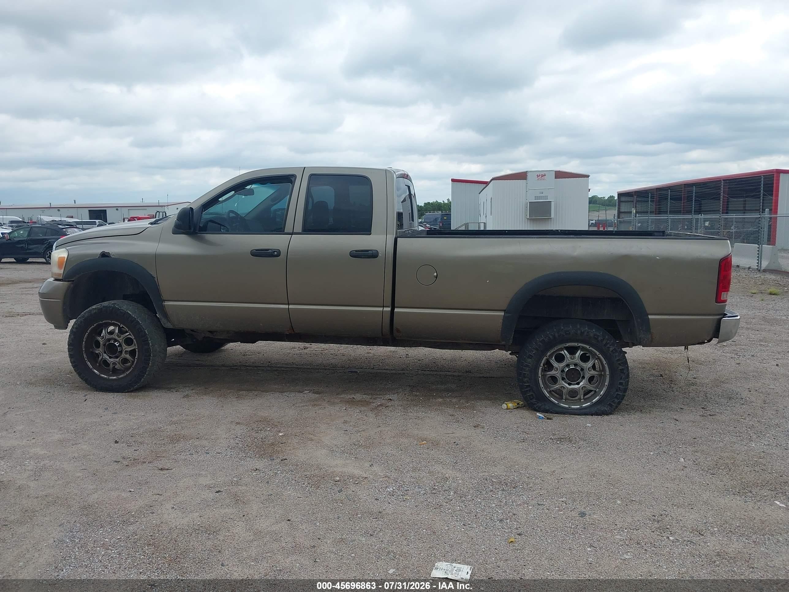 2006 Dodge Ram 2500 Laramie Tan vin: 3D7KS28D06G262181