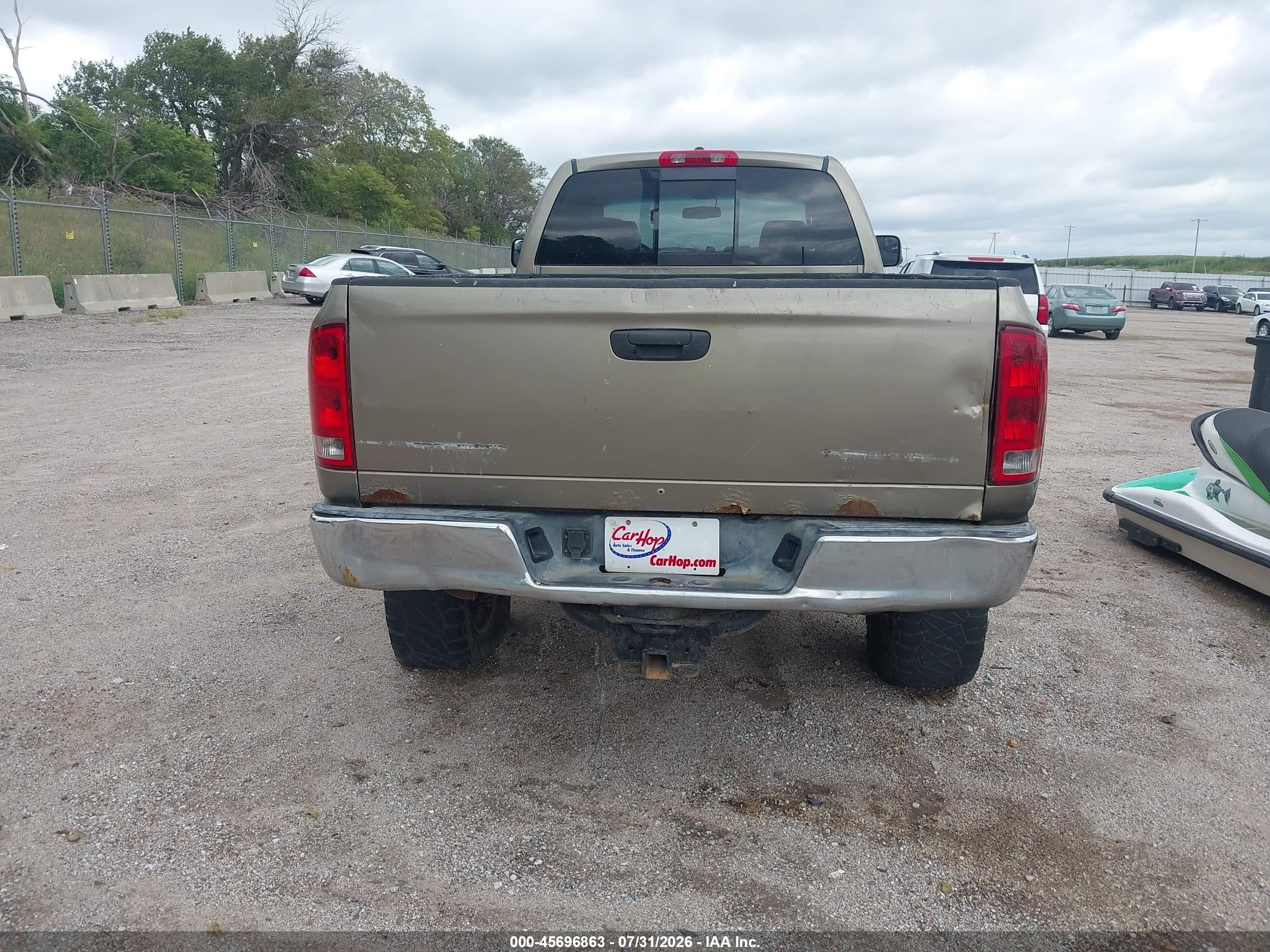2006 Dodge Ram 2500 Laramie Tan vin: 3D7KS28D06G262181