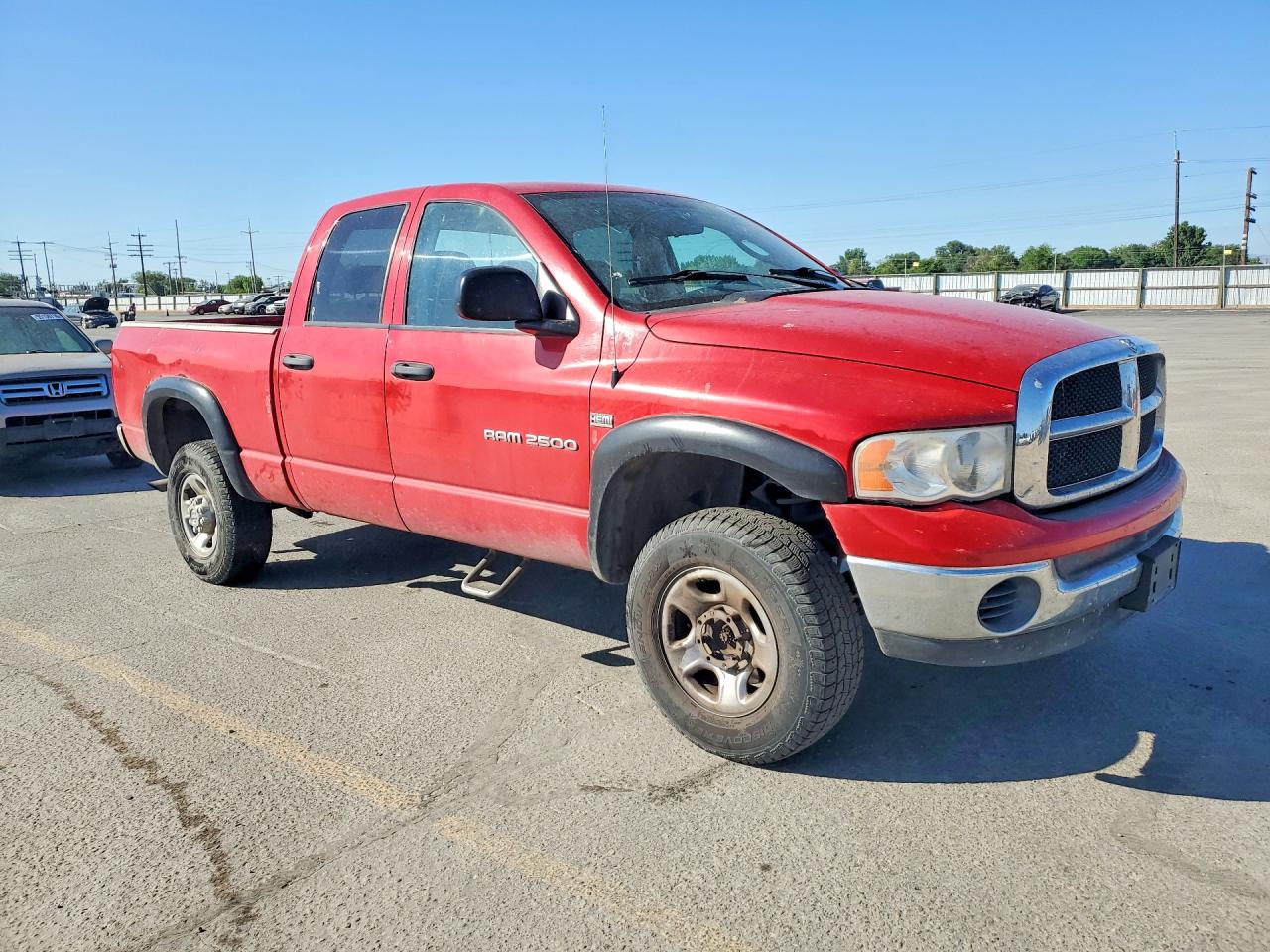 2005 Dodge Ram 2500 St Red vin: 3D7KS28D15G816245