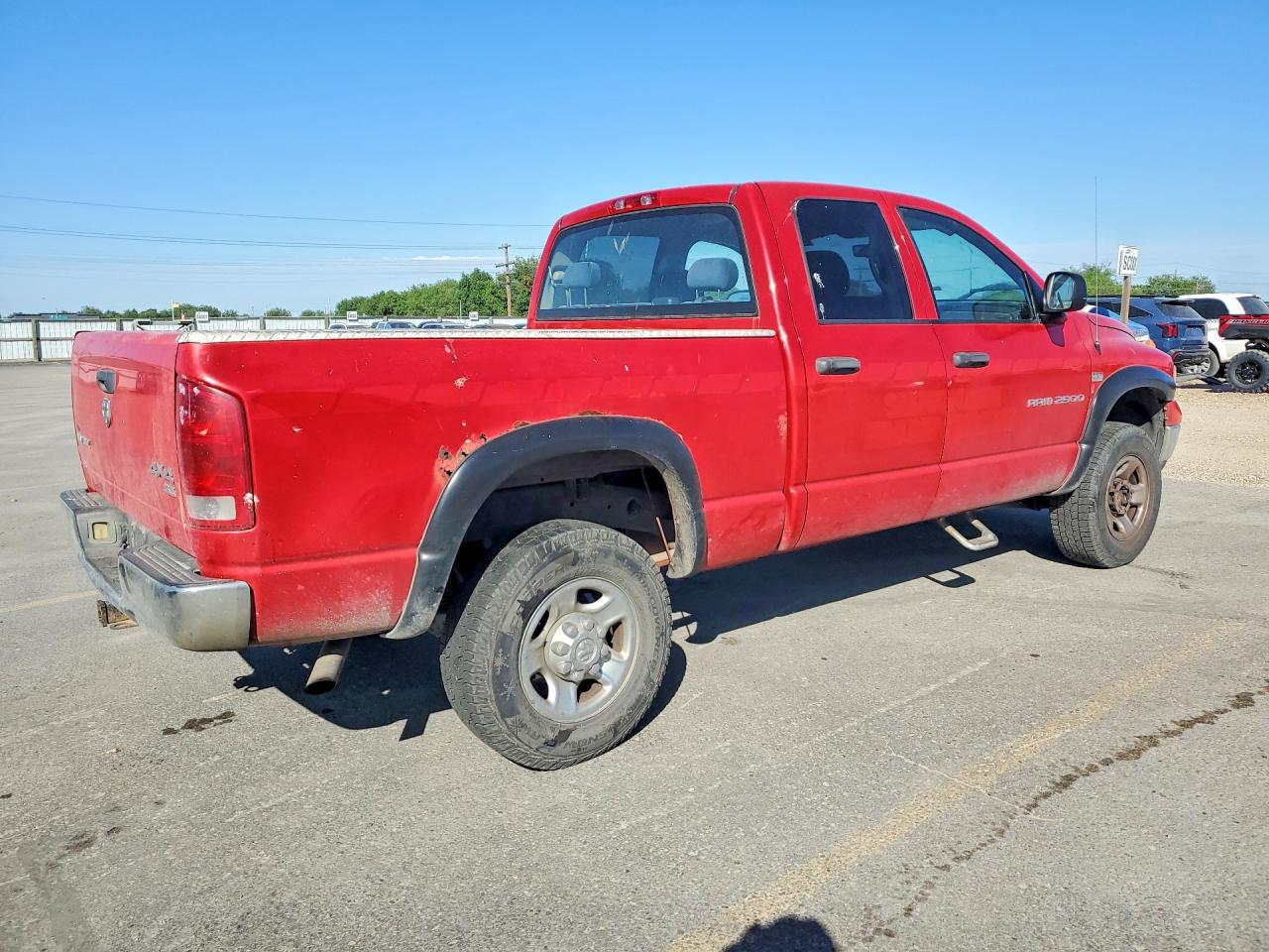 2005 Dodge Ram 2500 St Red vin: 3D7KS28D15G816245