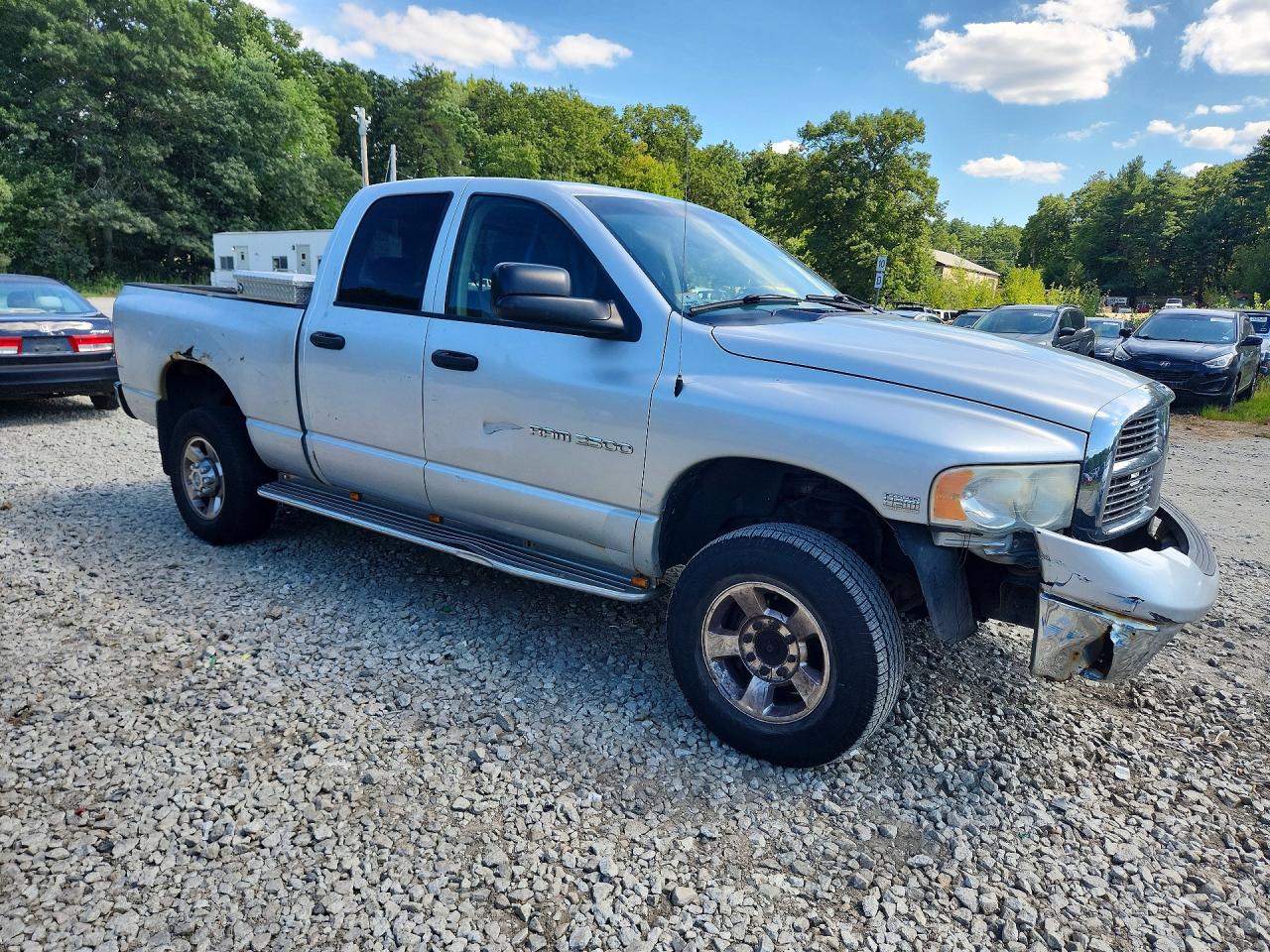 2005 Dodge Ram 2500 St Silver vin: 3D7KS28D25G791596