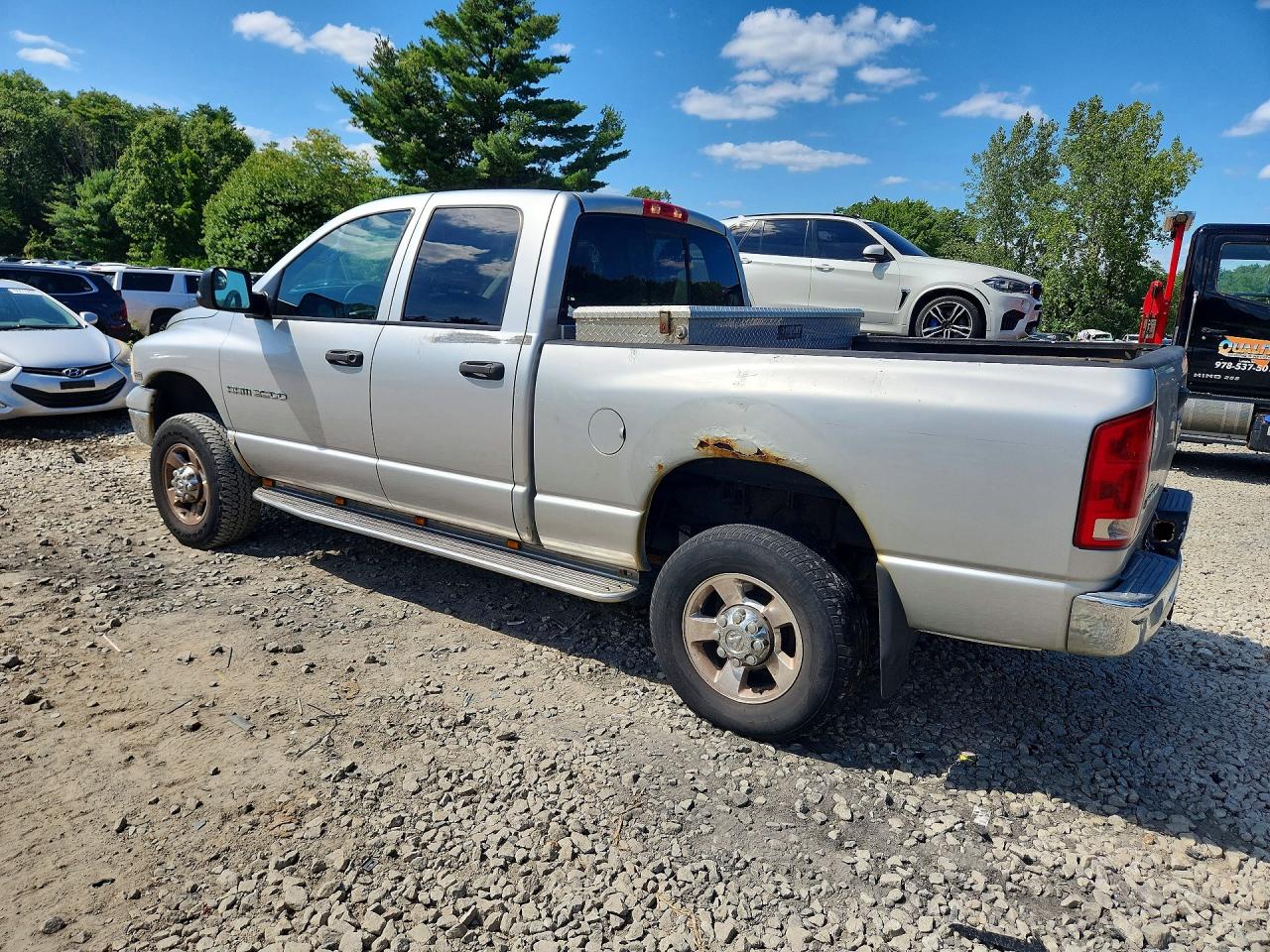 2005 Dodge Ram 2500 St Silver vin: 3D7KS28D25G791596
