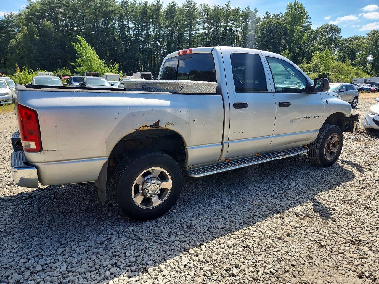 2005 Dodge Ram 2500 St Silver vin: 3D7KS28D25G791596