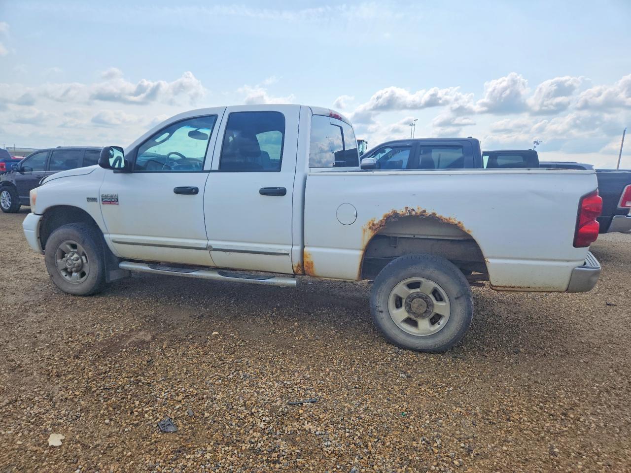 2008 Dodge Ram 2500 St White vin: 3D7KS28D28G183369