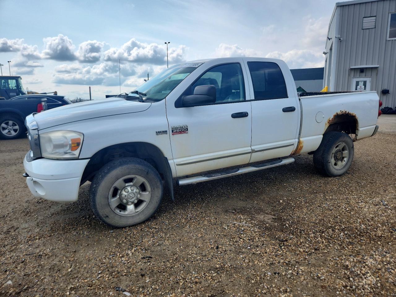 2008 Dodge Ram 2500 St White vin: 3D7KS28D28G183369