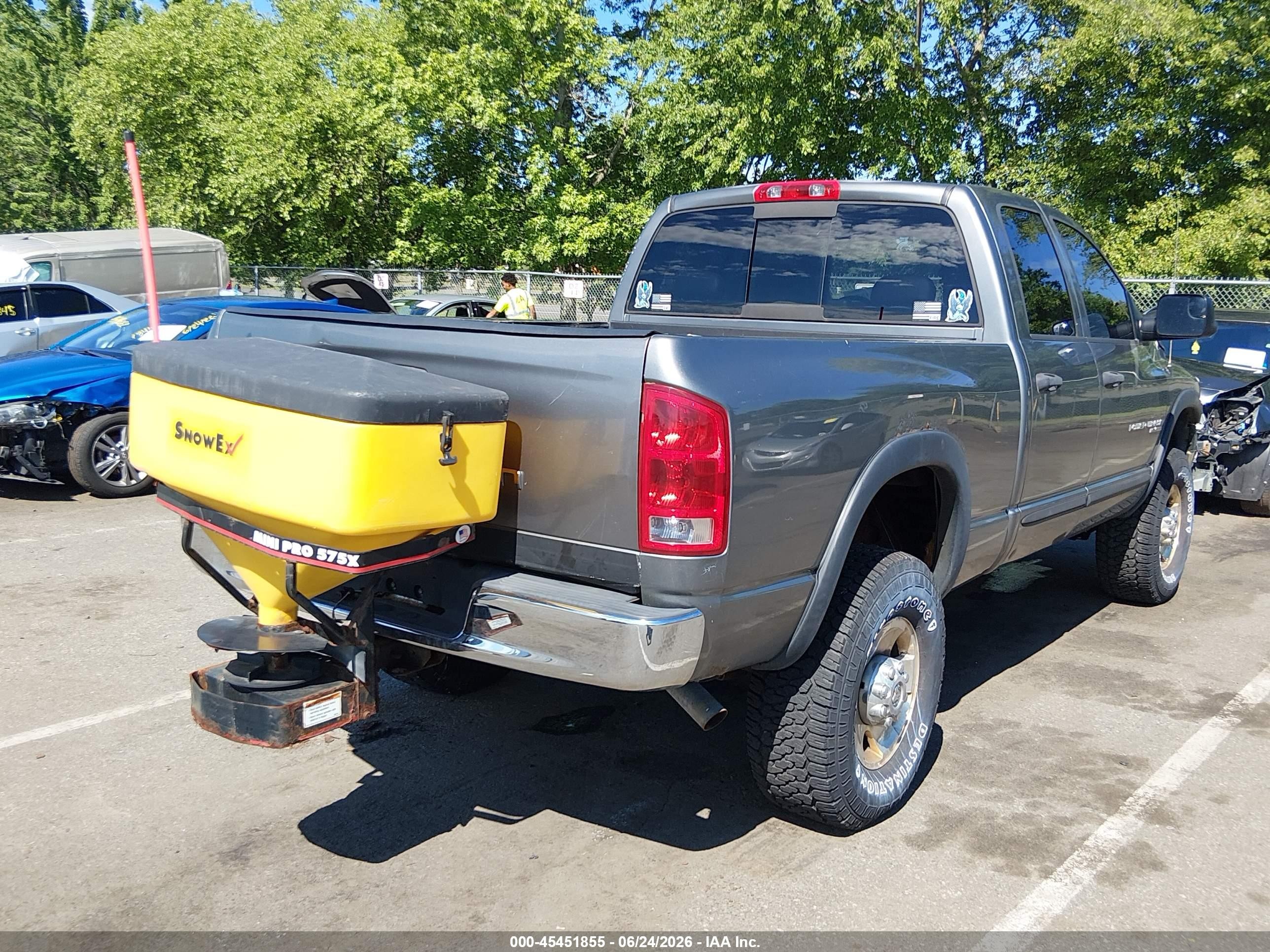2005 Dodge Ram 2500 Slt/laramie Gray vin: 3D7KS28D35G902611