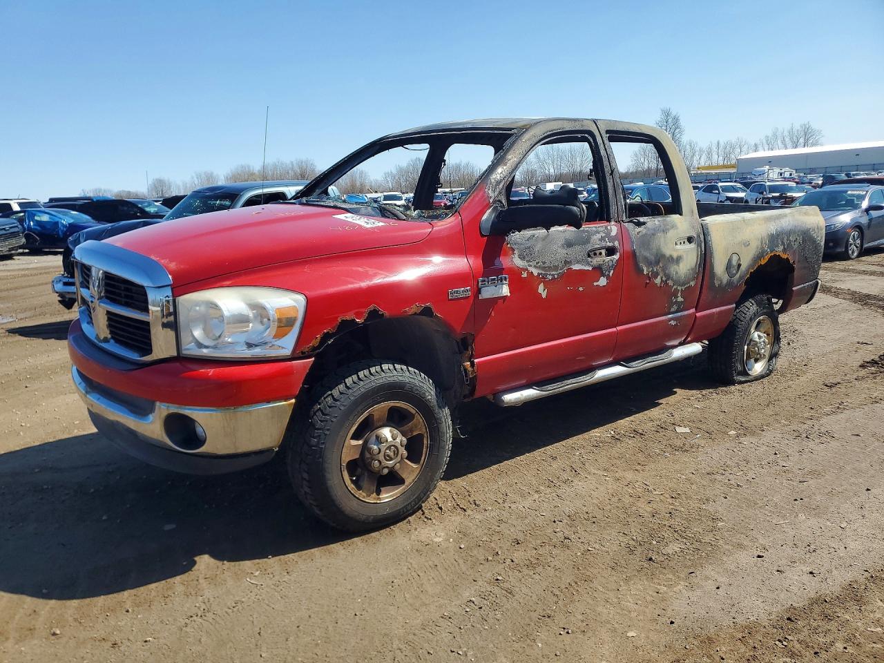 2007 Dodge Ram 2500 St Burn vin: 3D7KS28D37G824141